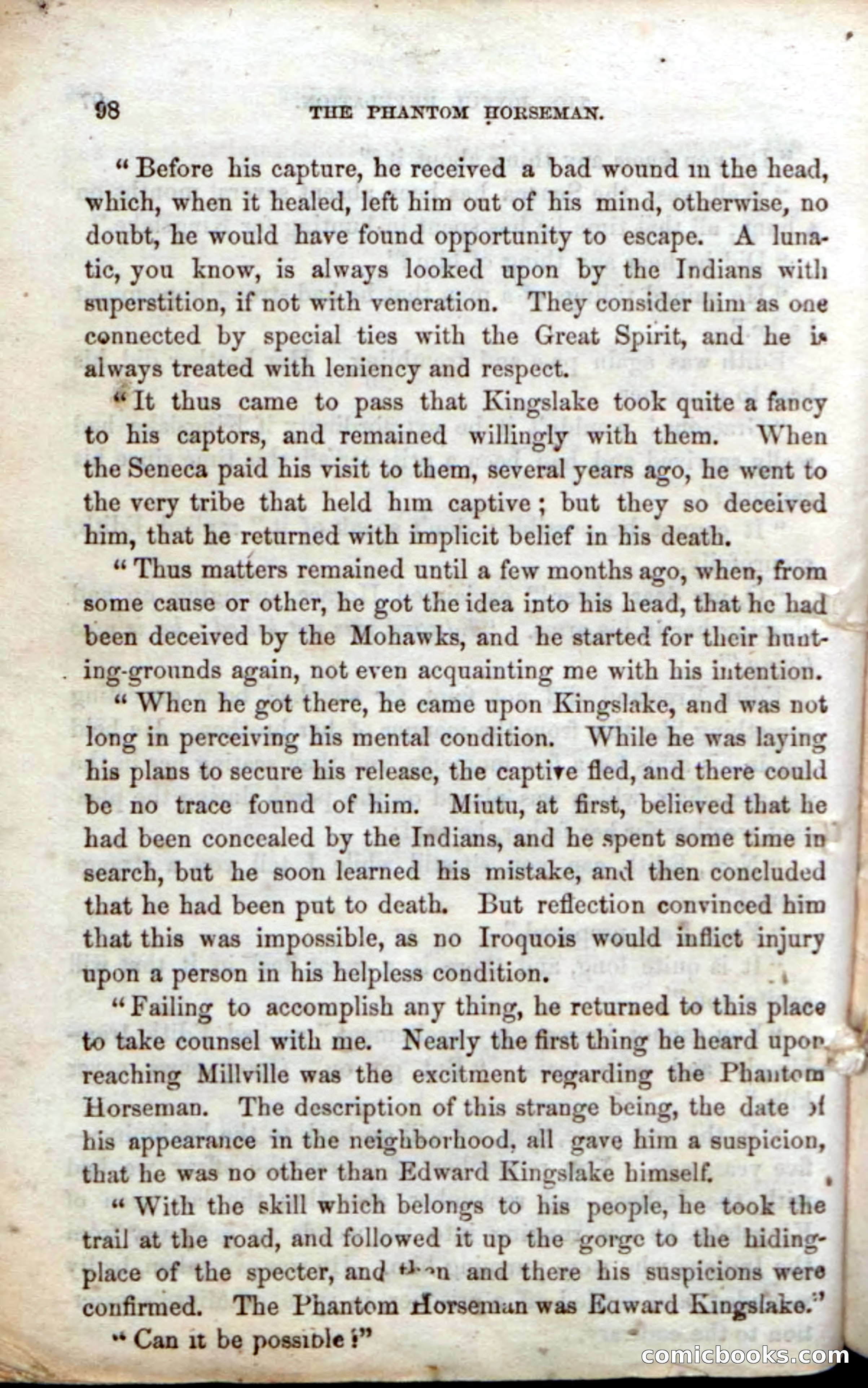 Beadle's Dime Novels No. 190: The Phantom Horseman — page 96 of 104