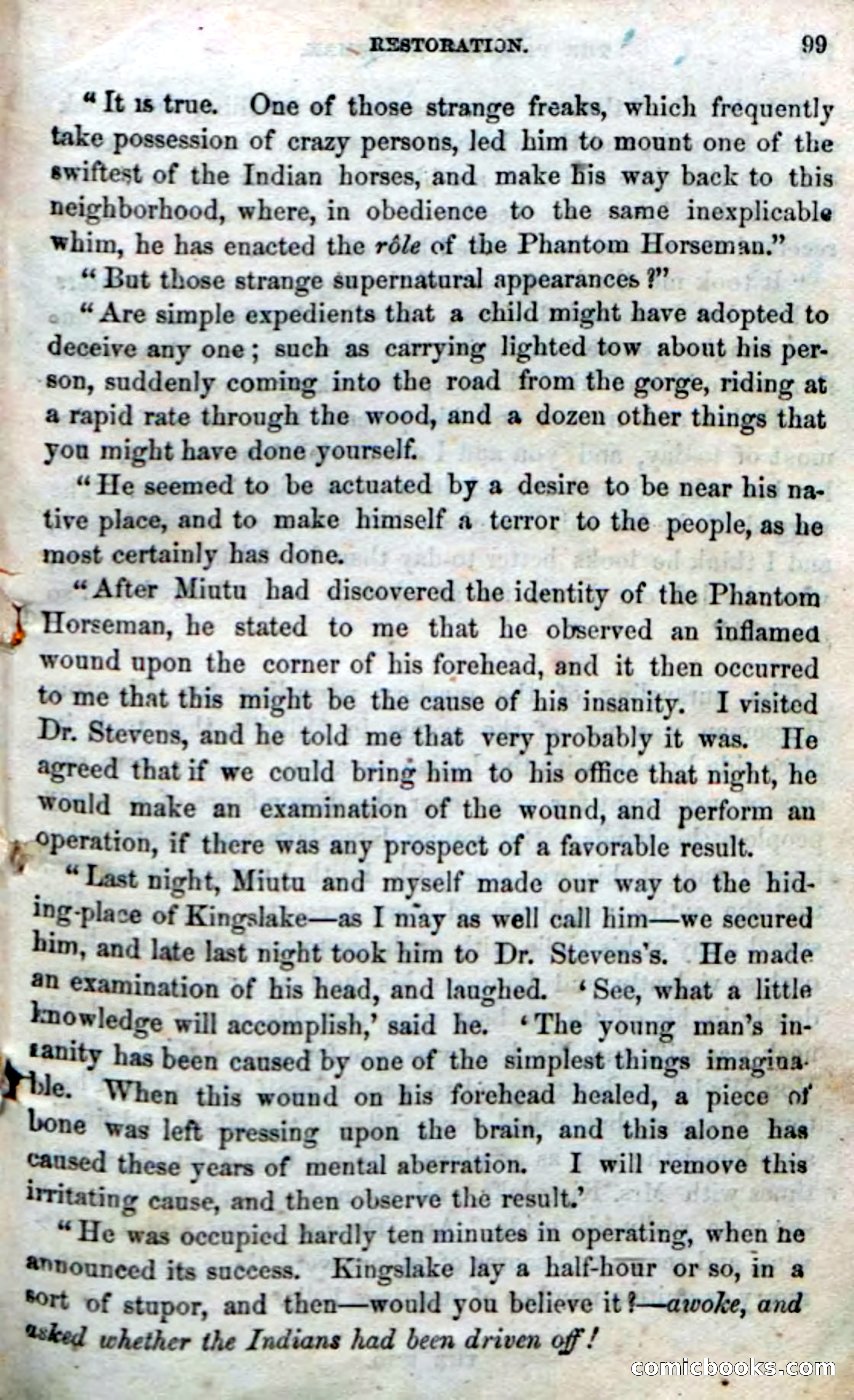Beadle's Dime Novels No. 190: The Phantom Horseman — page 97 of 104