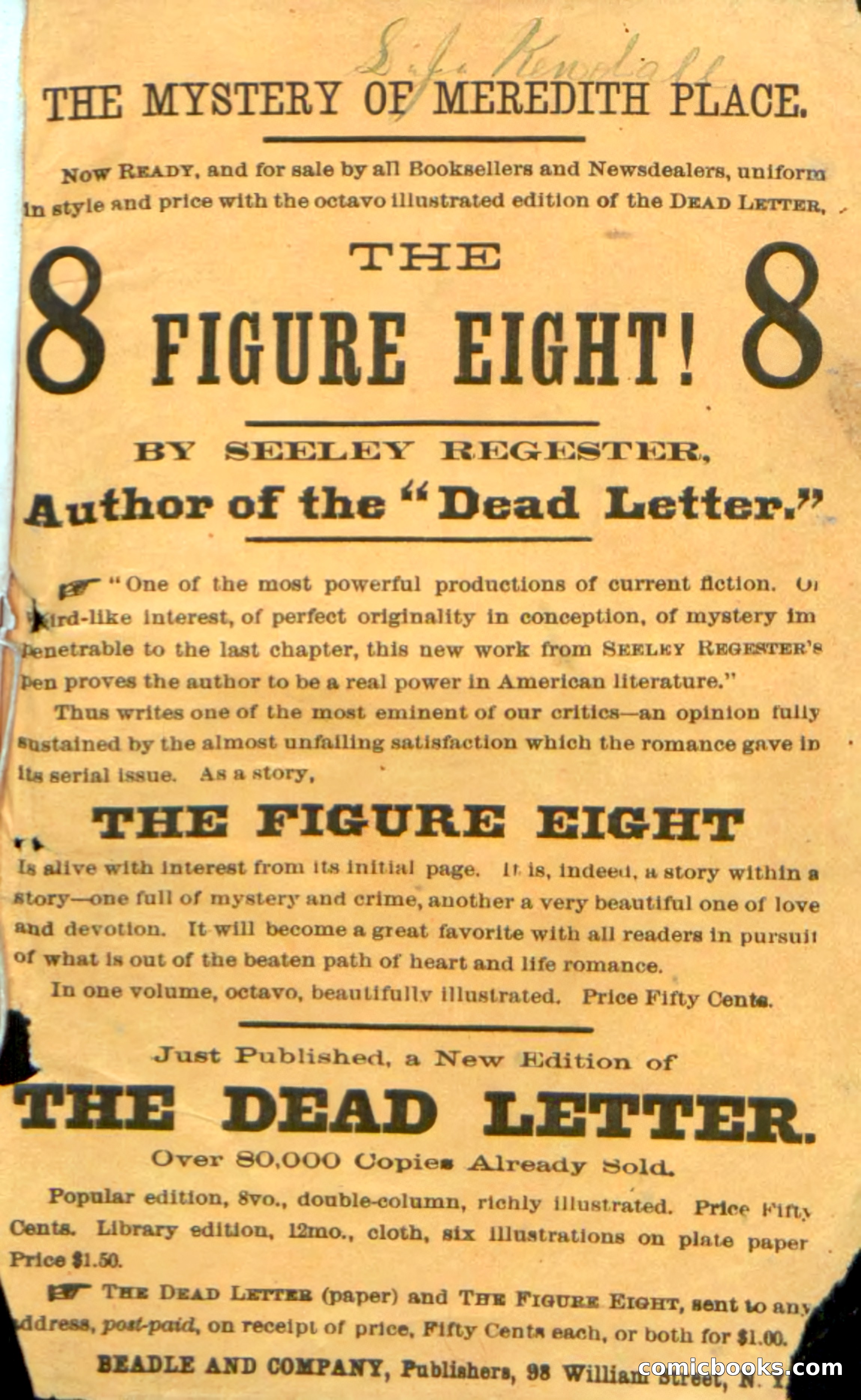 Beadle's Dime Novels No. 190: The Phantom Horseman — page 99 of 104