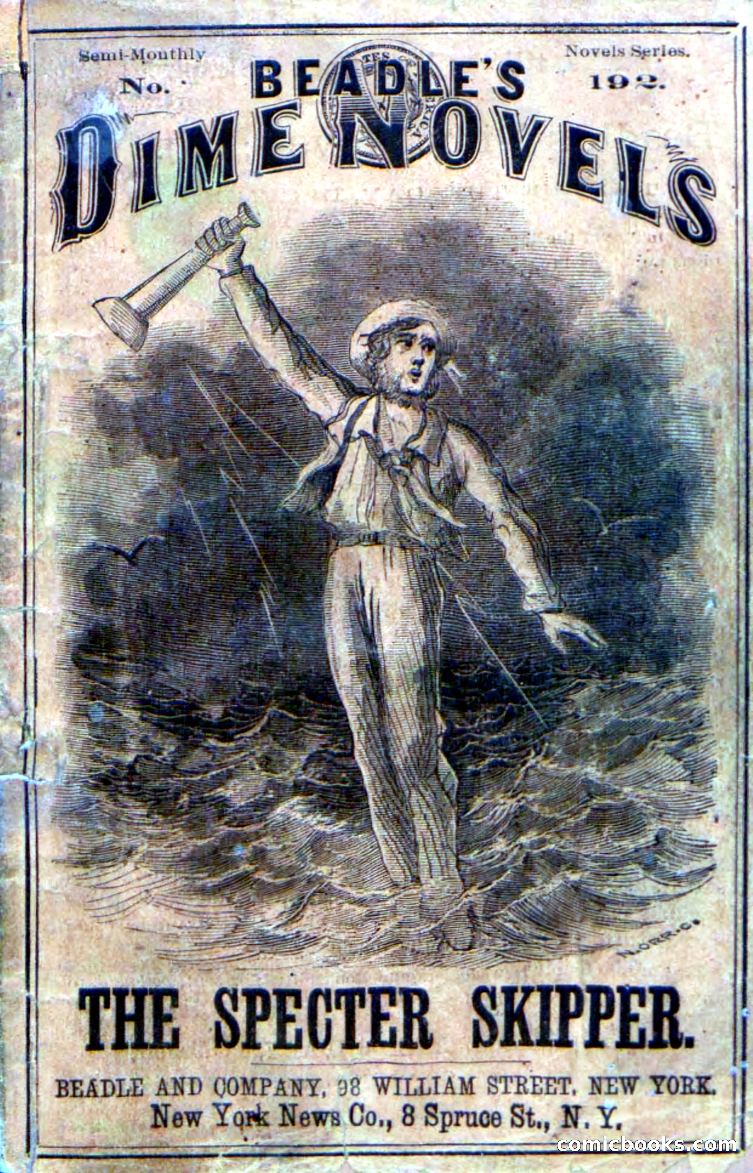 Beadle's Dime Novels No. 192: The Specter Skipper — page 1 of 96