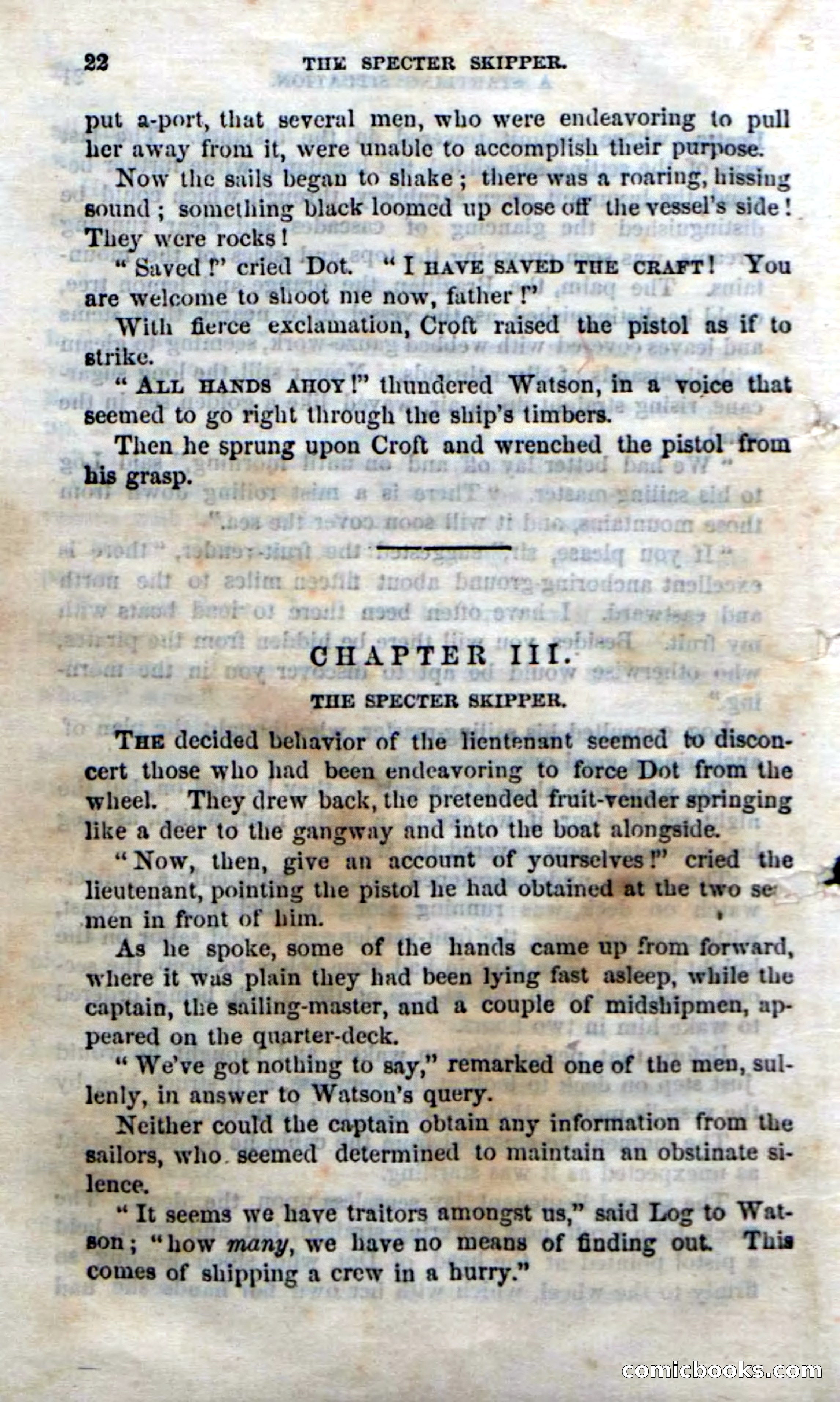 Beadle's Dime Novels No. 192: The Specter Skipper — page 18 of 96