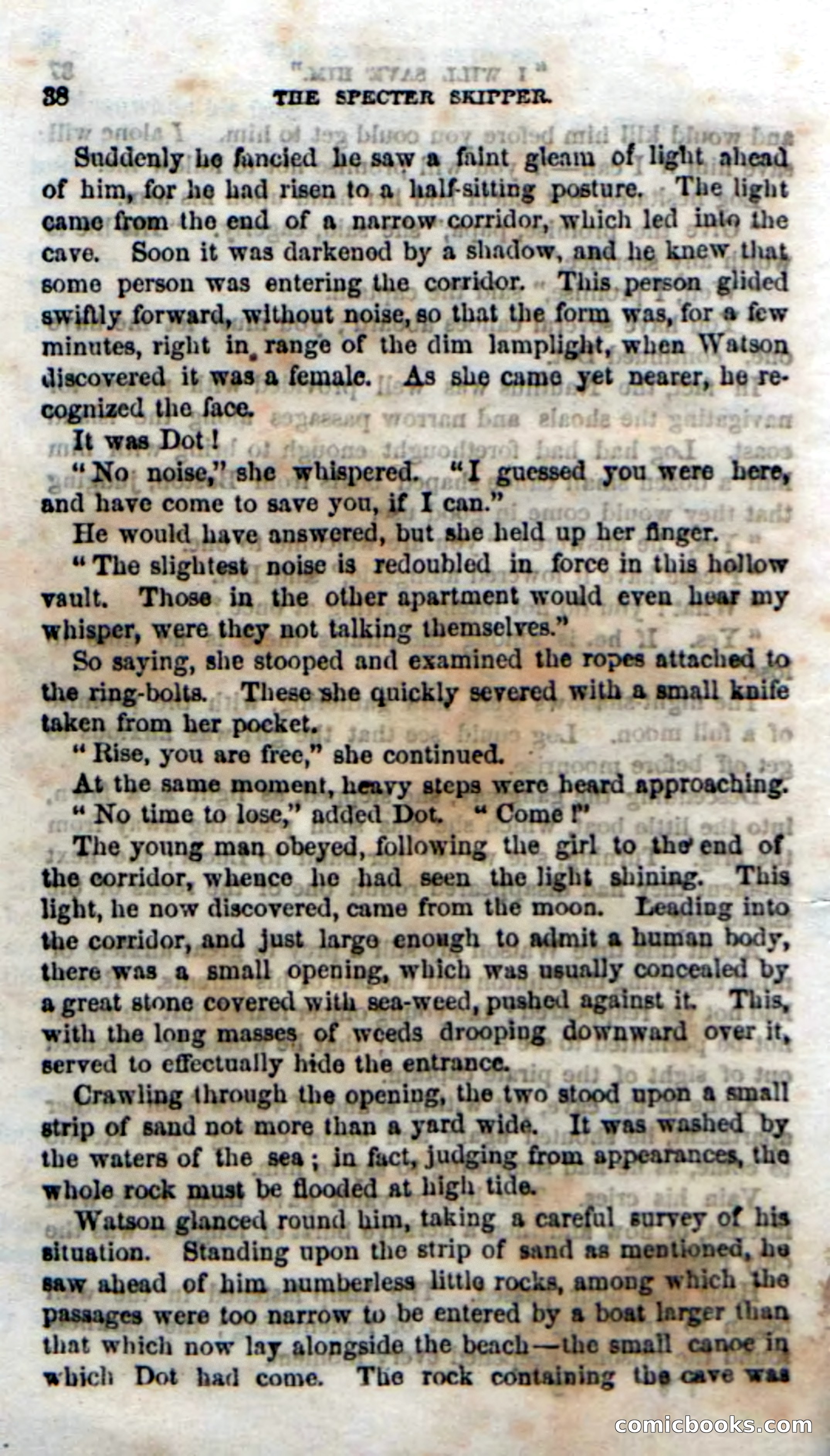 Beadle's Dime Novels No. 192: The Specter Skipper — page 34 of 96