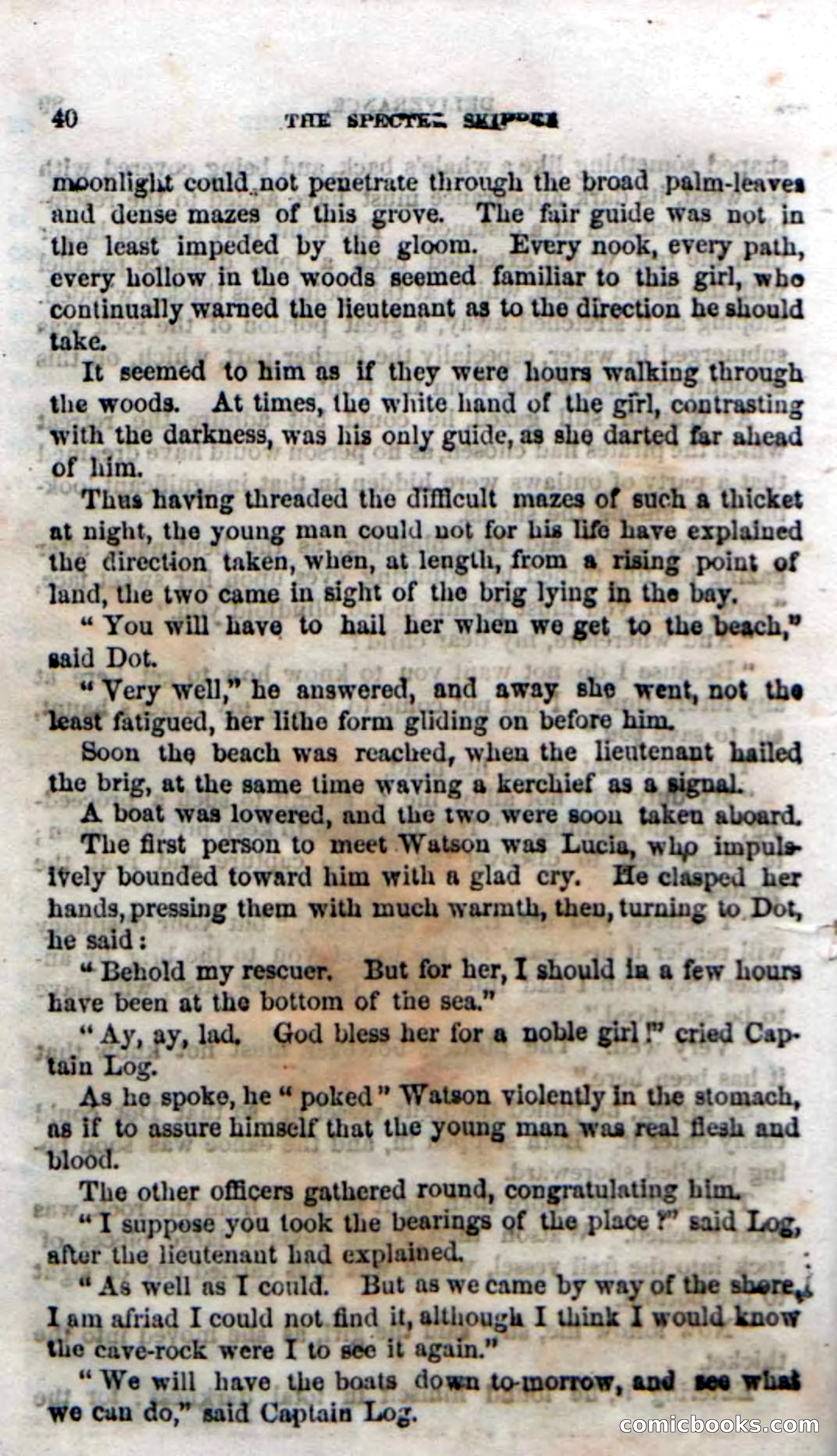 Beadle's Dime Novels No. 192: The Specter Skipper — page 36 of 96