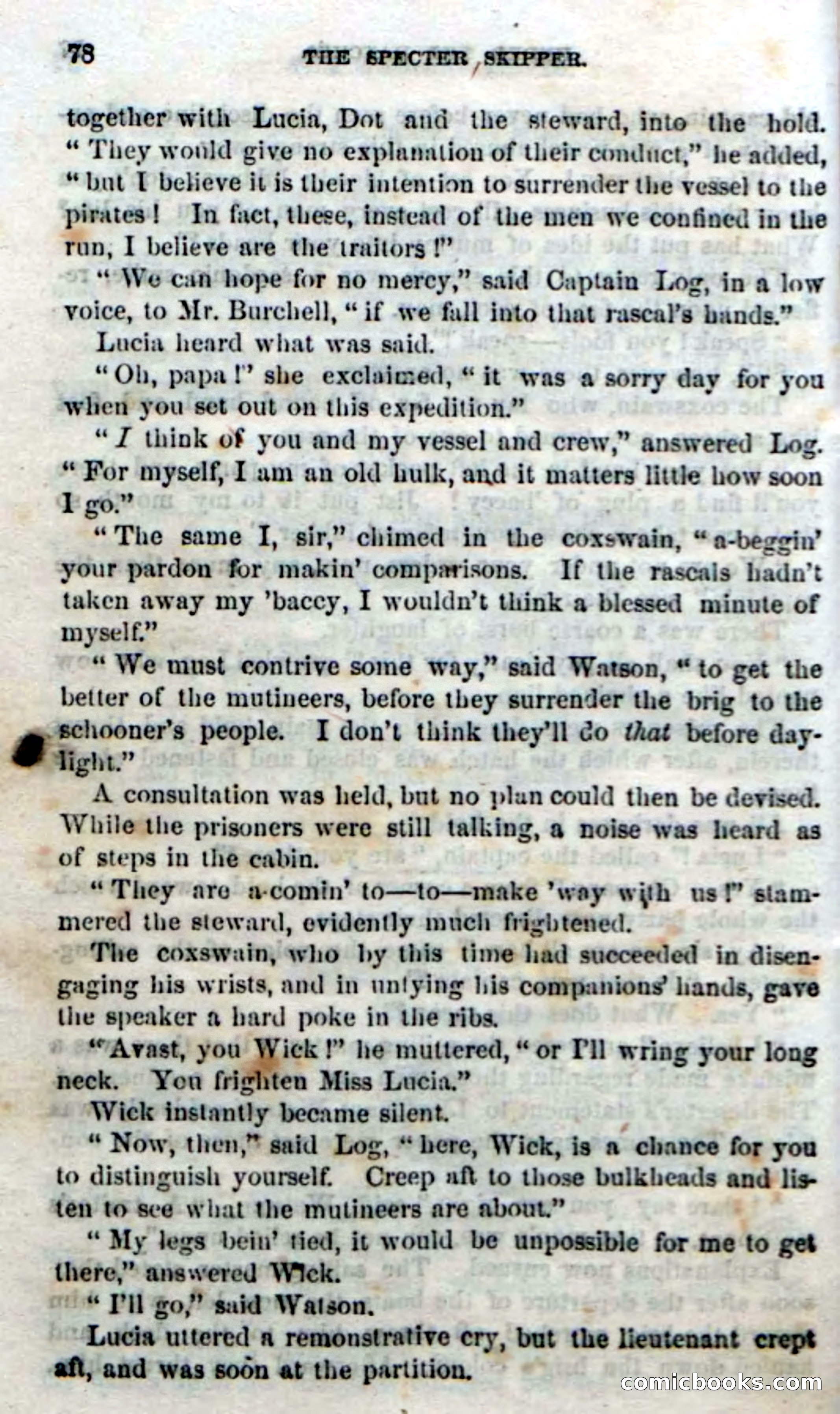 Beadle's Dime Novels No. 192: The Specter Skipper — page 74 of 96