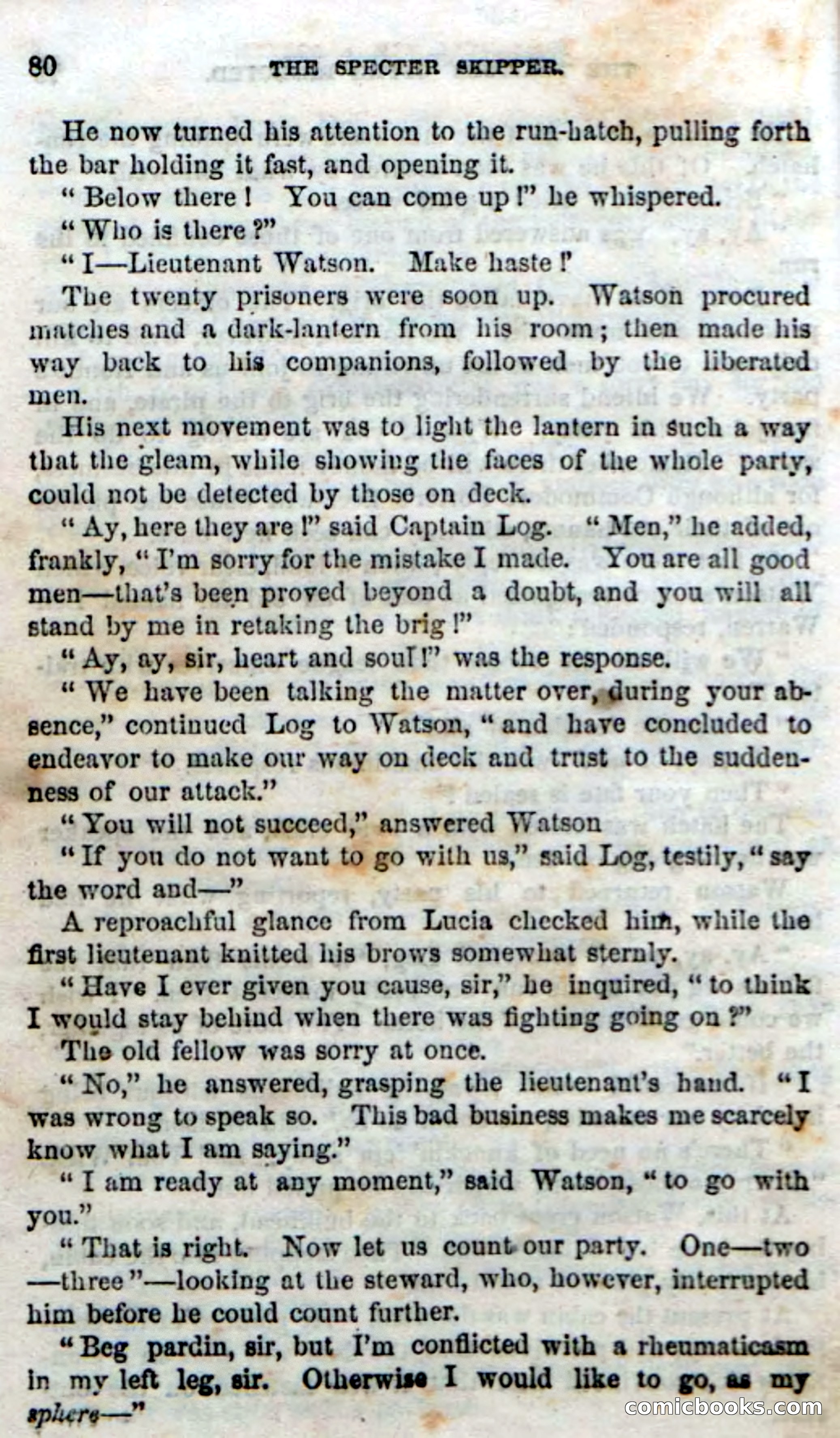 Beadle's Dime Novels No. 192: The Specter Skipper — page 76 of 96