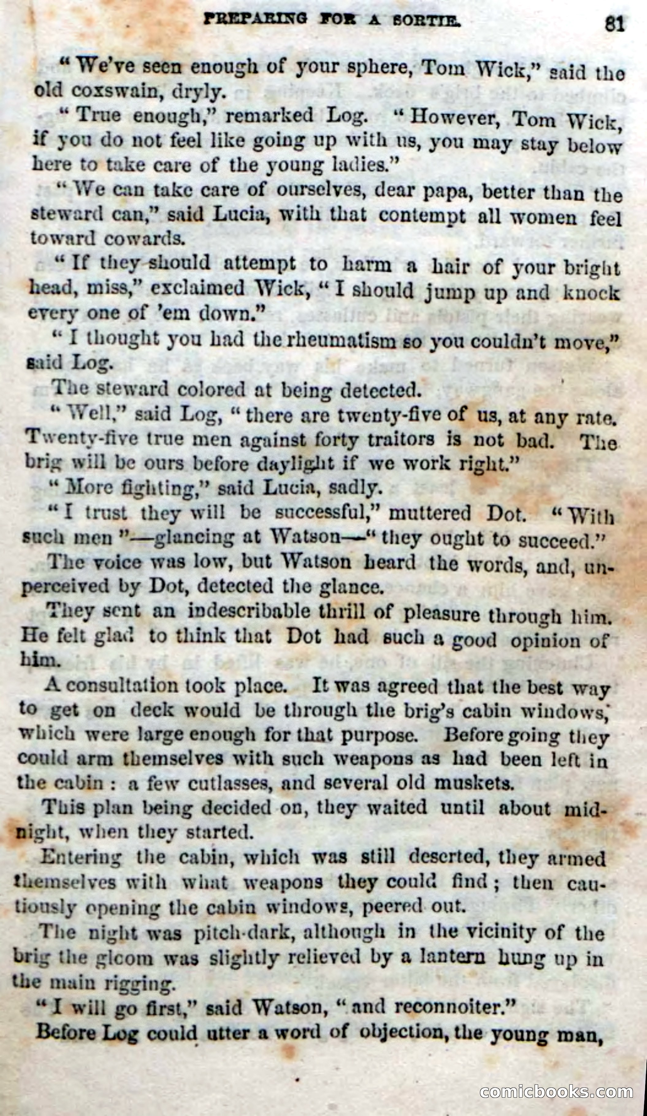 Beadle's Dime Novels No. 192: The Specter Skipper — page 77 of 96