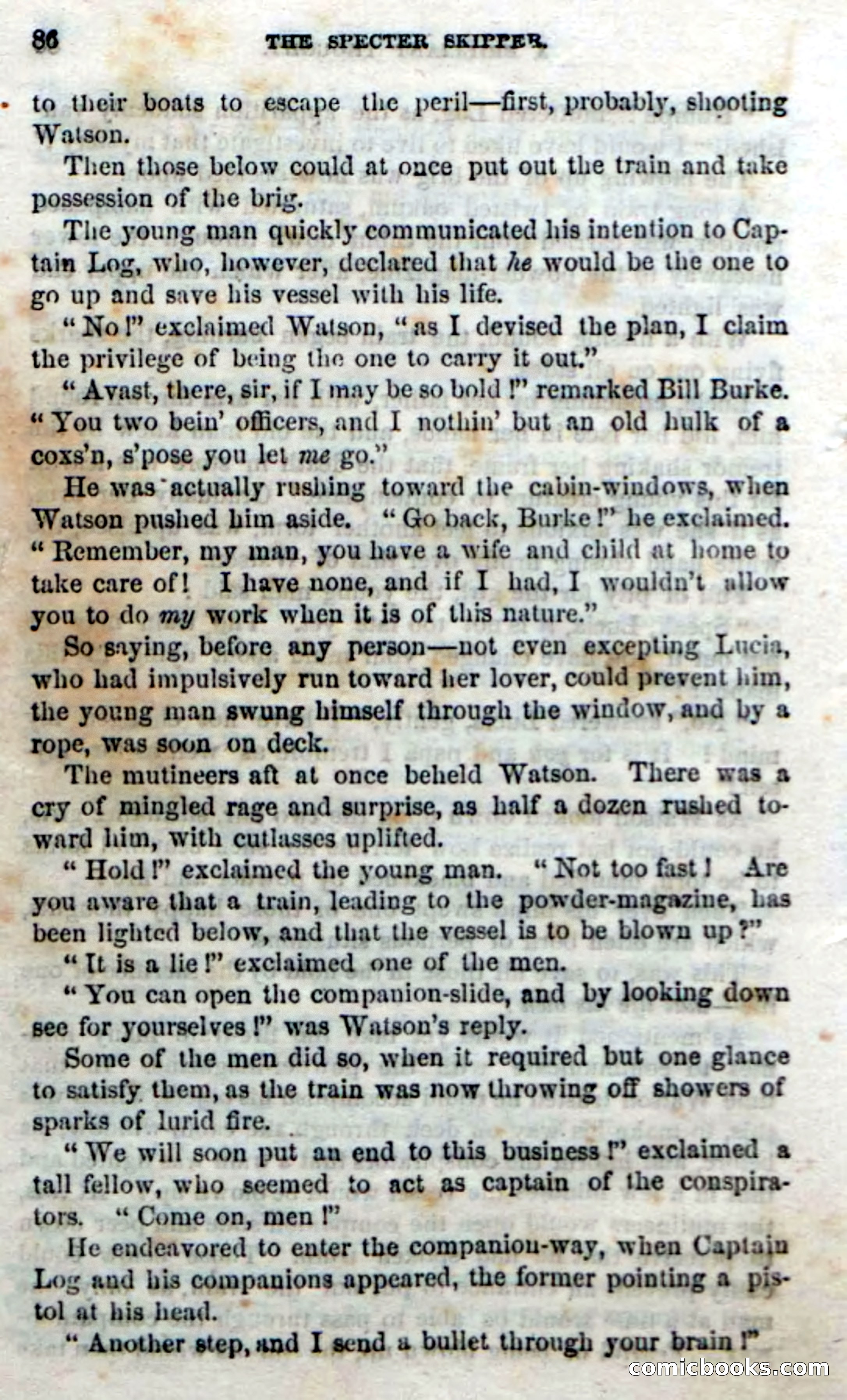 Beadle's Dime Novels No. 192: The Specter Skipper — page 82 of 96