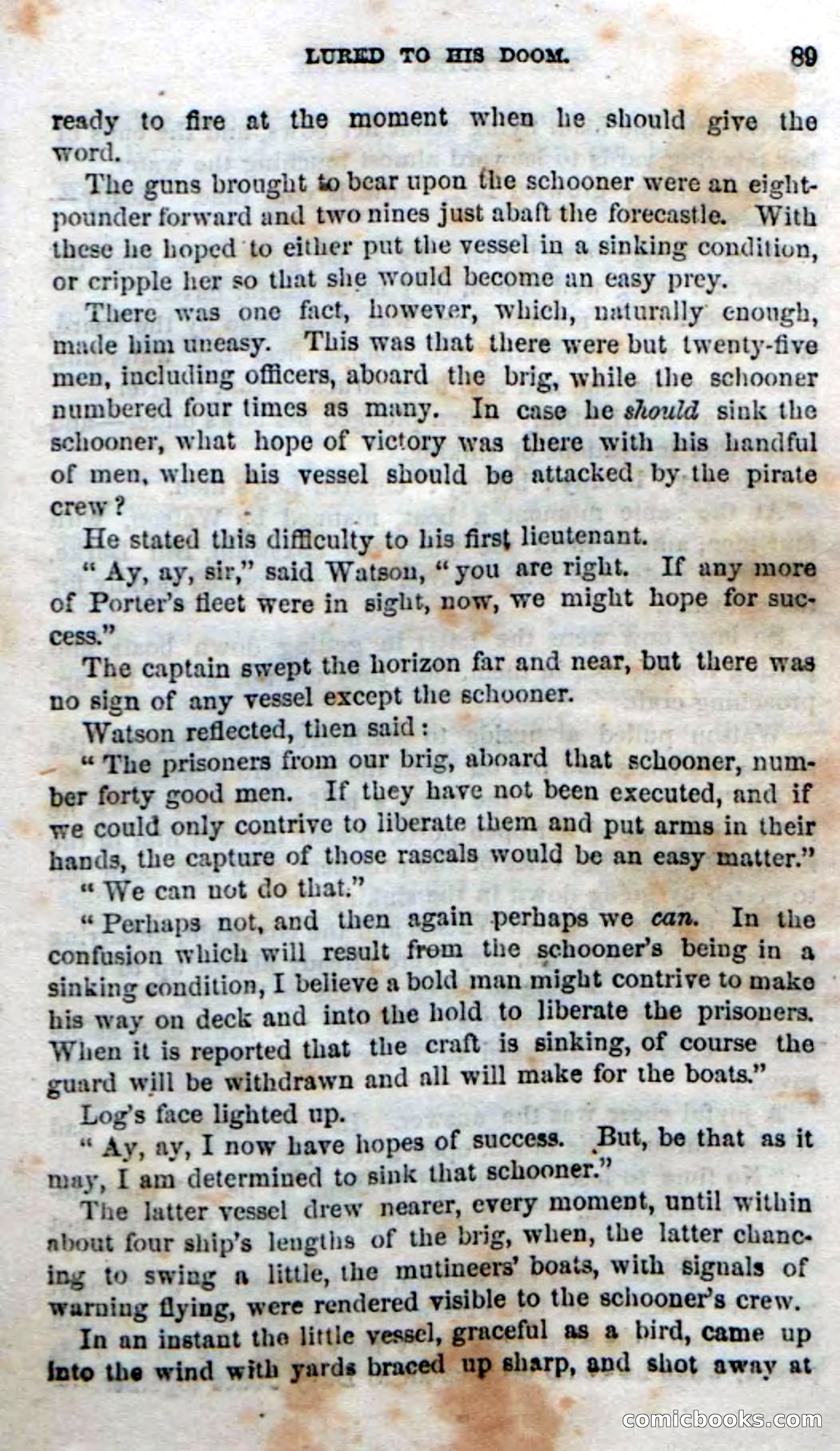 Beadle's Dime Novels No. 192: The Specter Skipper — page 85 of 96