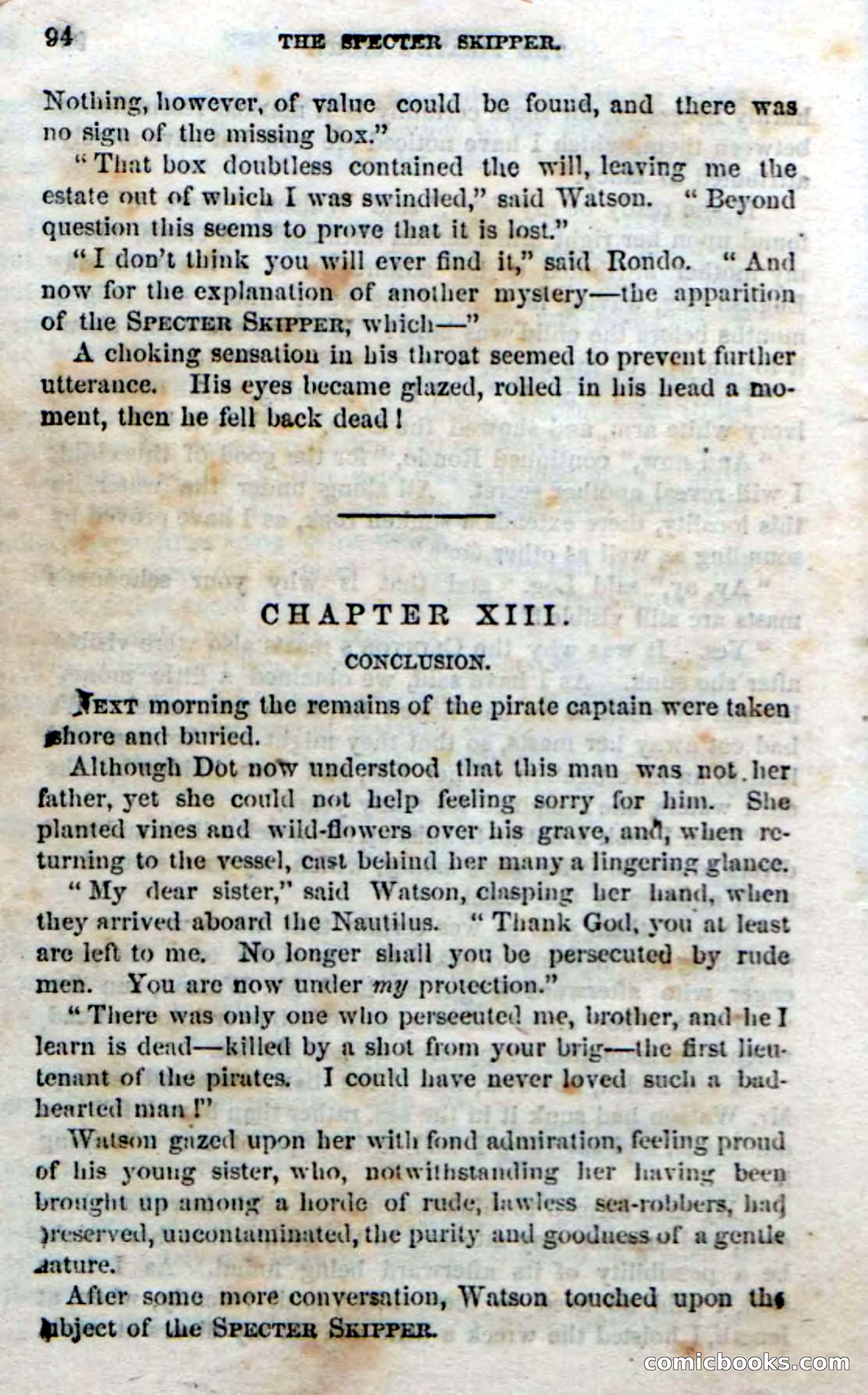 Beadle's Dime Novels No. 192: The Specter Skipper — page 90 of 96