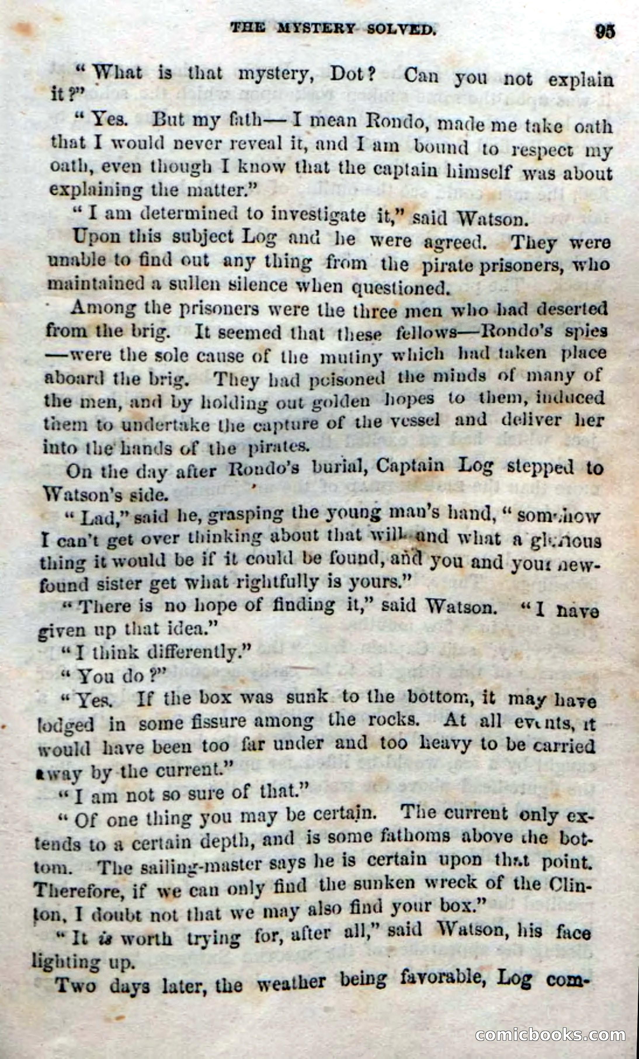 Beadle's Dime Novels No. 192: The Specter Skipper — page 91 of 96