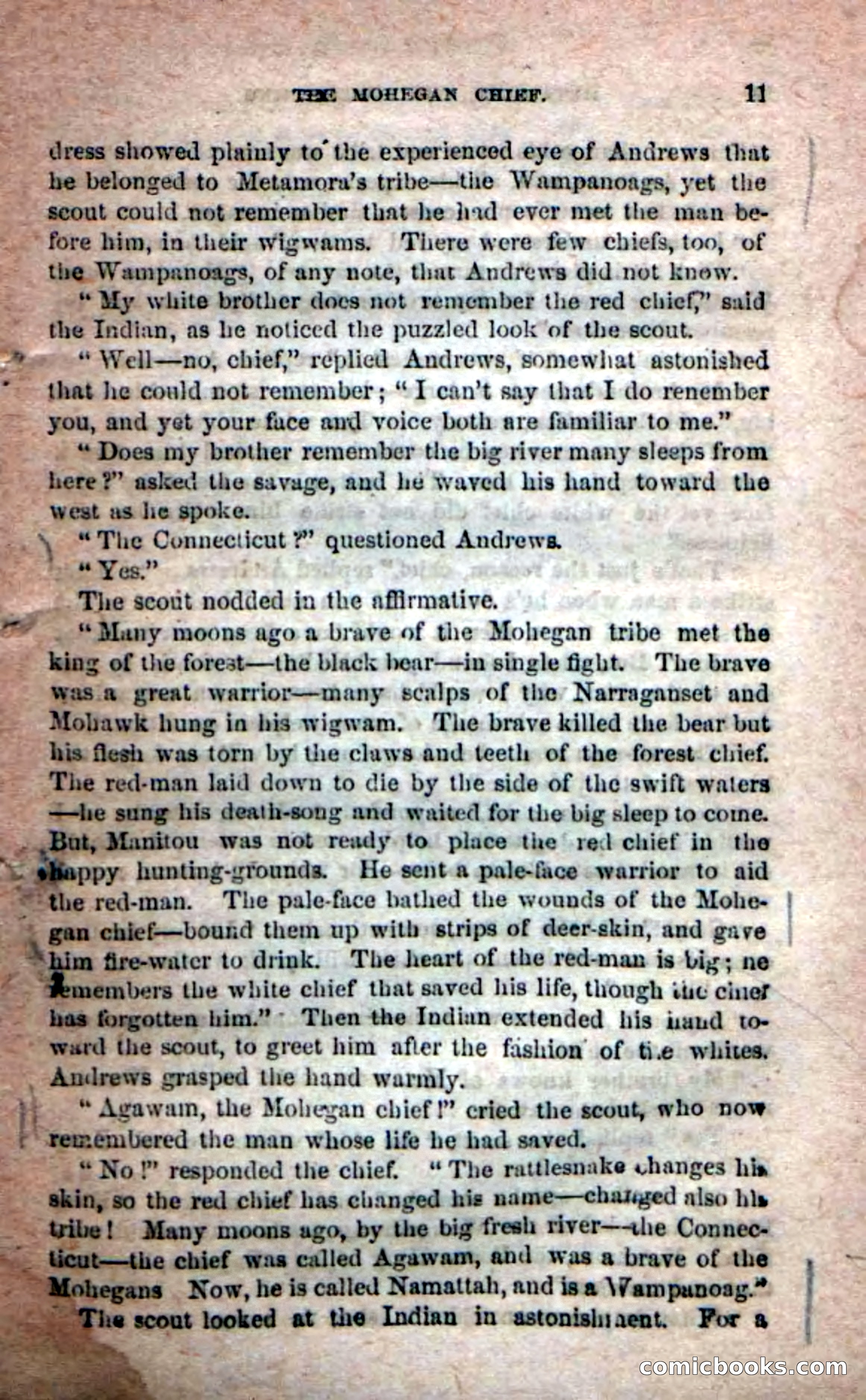 Beadle's Dime Novels No. 204: Metamora; or, The Forest King — page 9 of 98