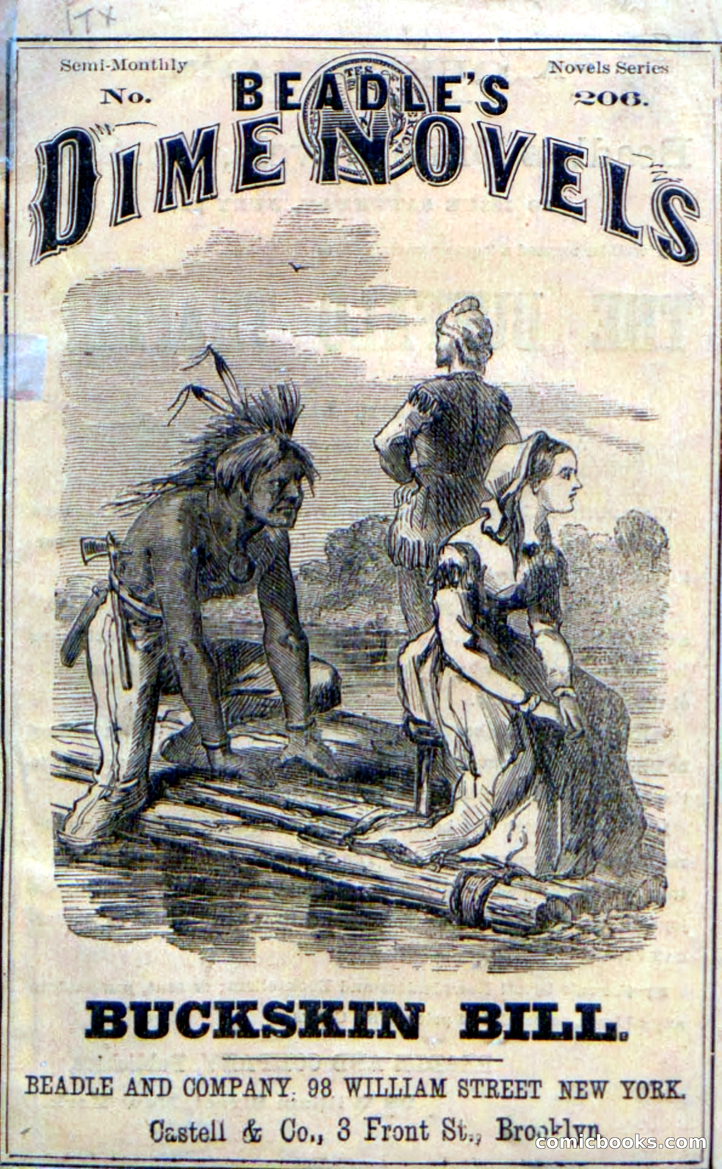 Beadle's Dime Novels No. 206: Buckskin Bill