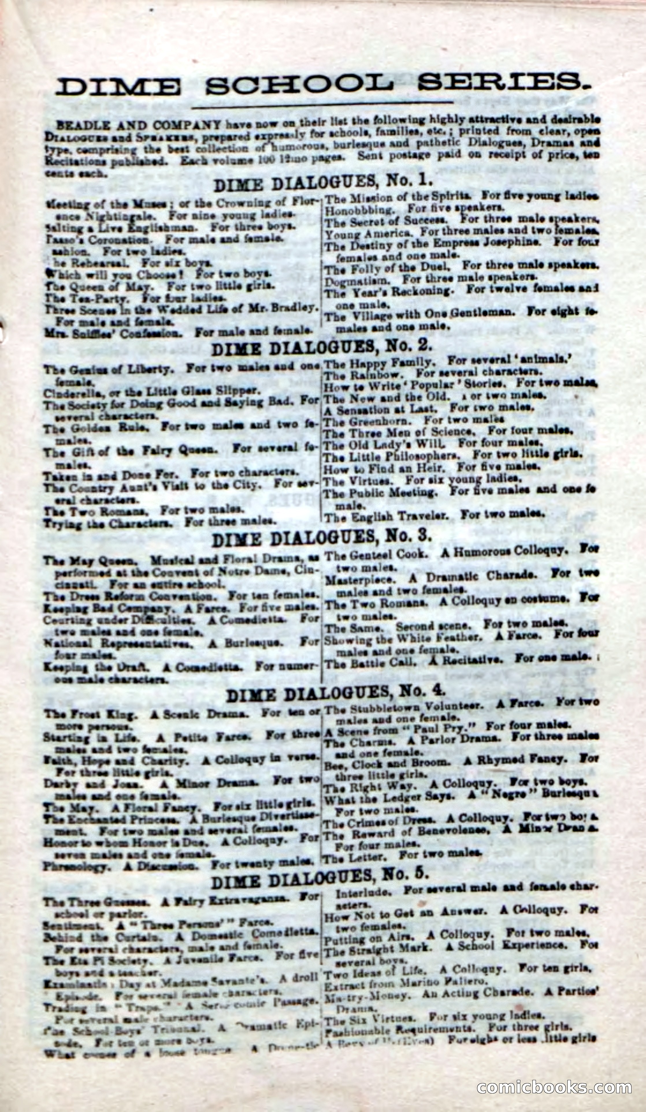 Beadle's Dime Novels No. 21 — page 121 of 128