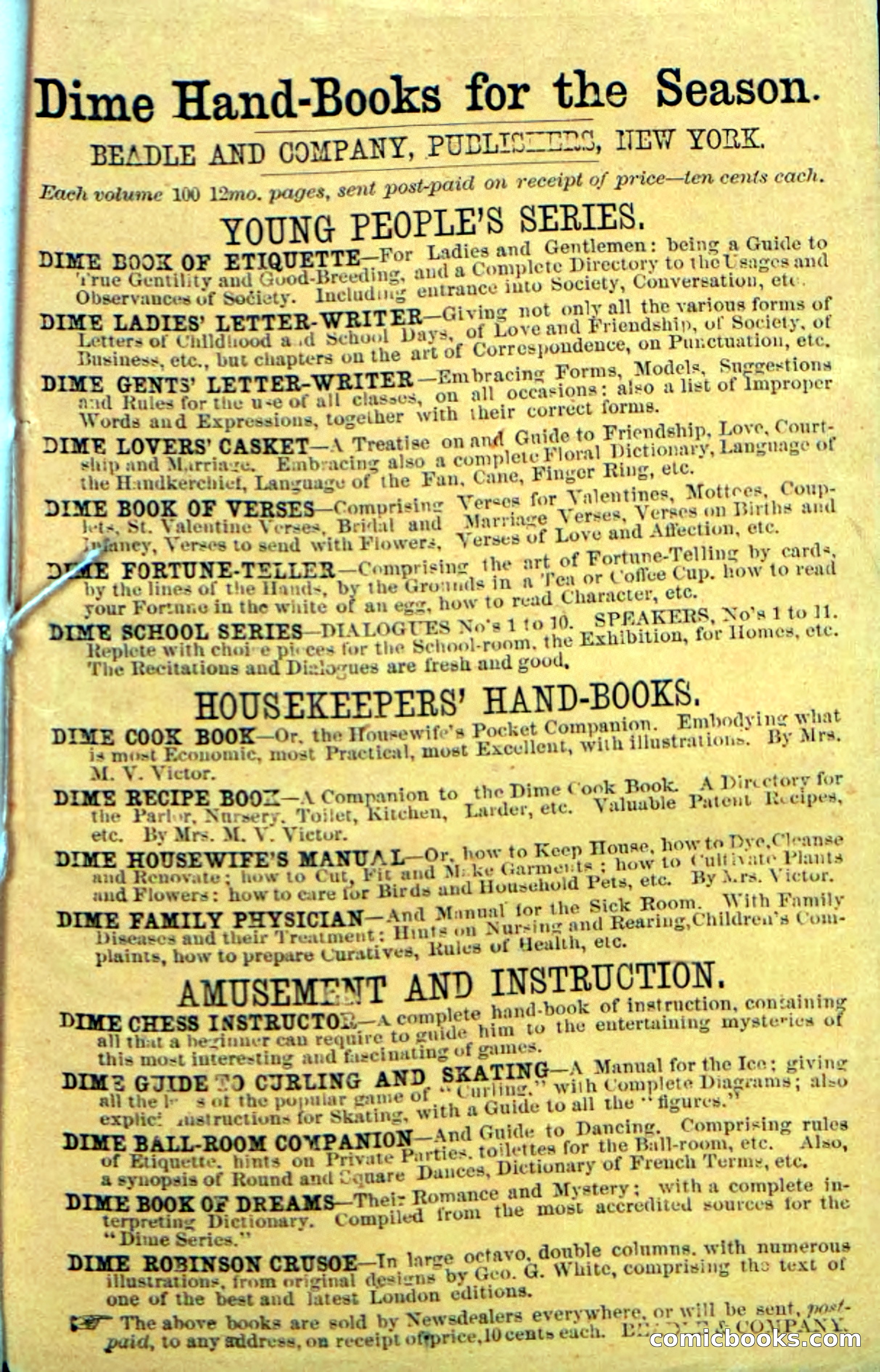 Beadle's Dime Novels No. 21 — page 127 of 128