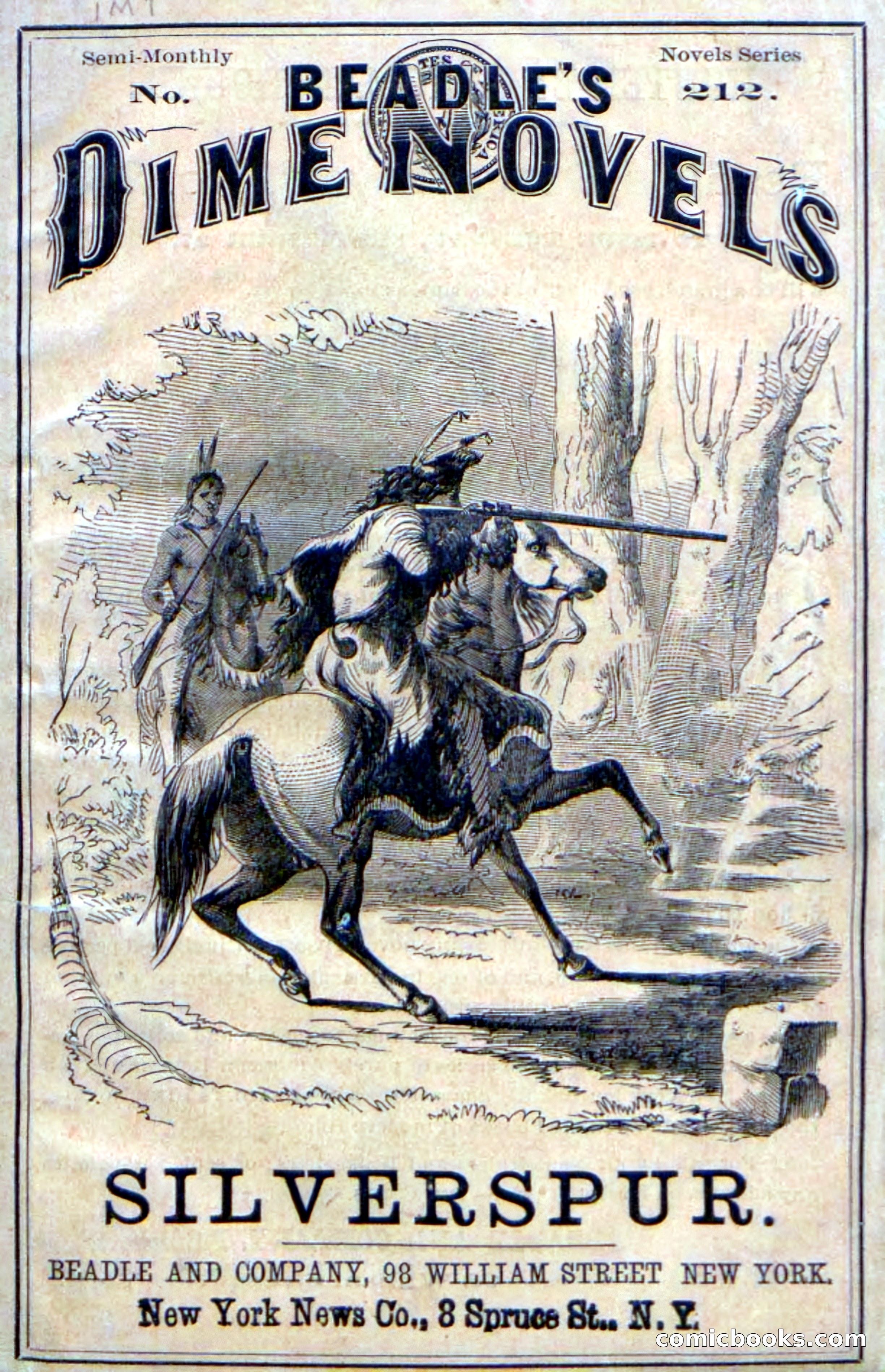 Beadle's Dime Novels No. 212: Silverspur — page 1 of 100