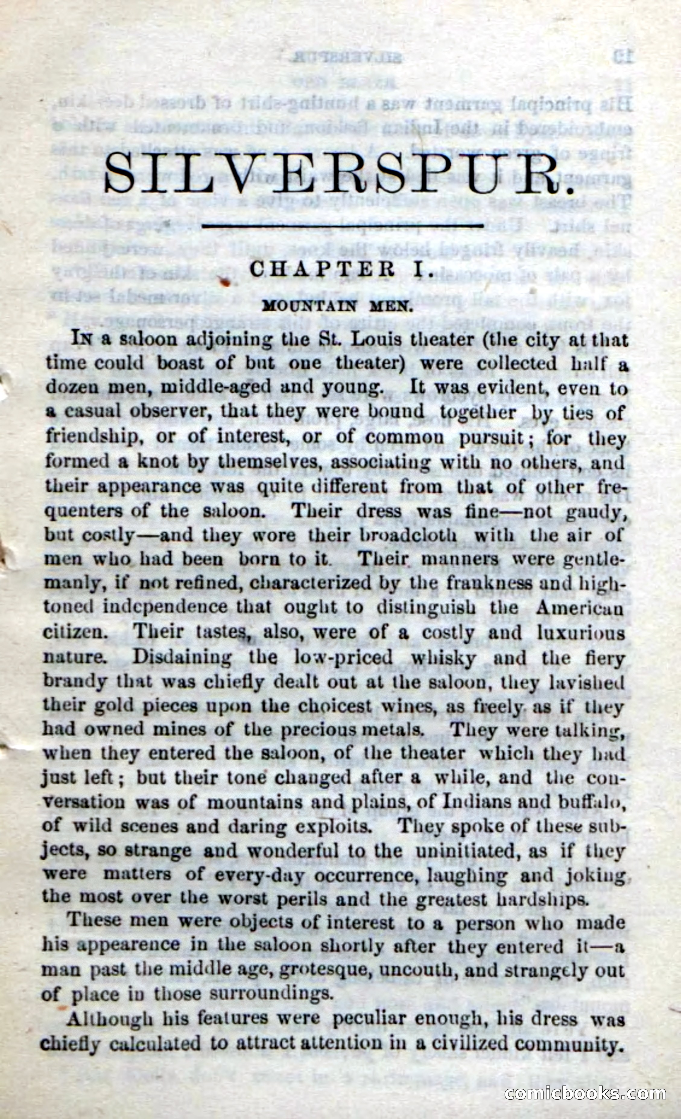 Beadle's Dime Novels No. 212: Silverspur — page 7 of 100