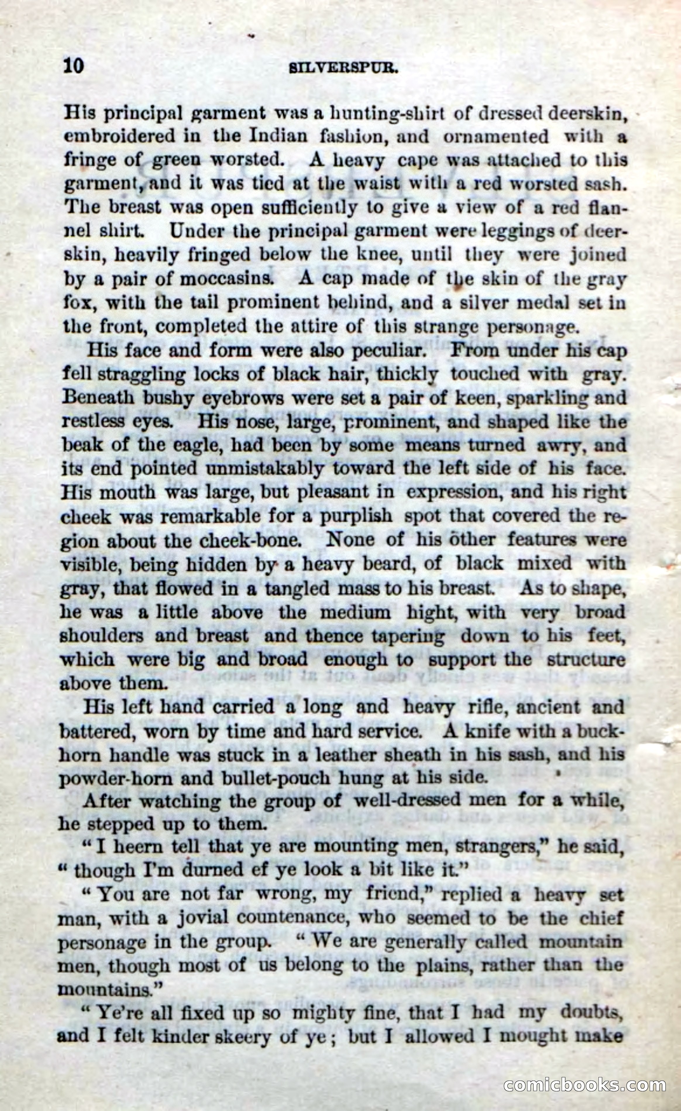 Beadle's Dime Novels No. 212: Silverspur — page 8 of 100