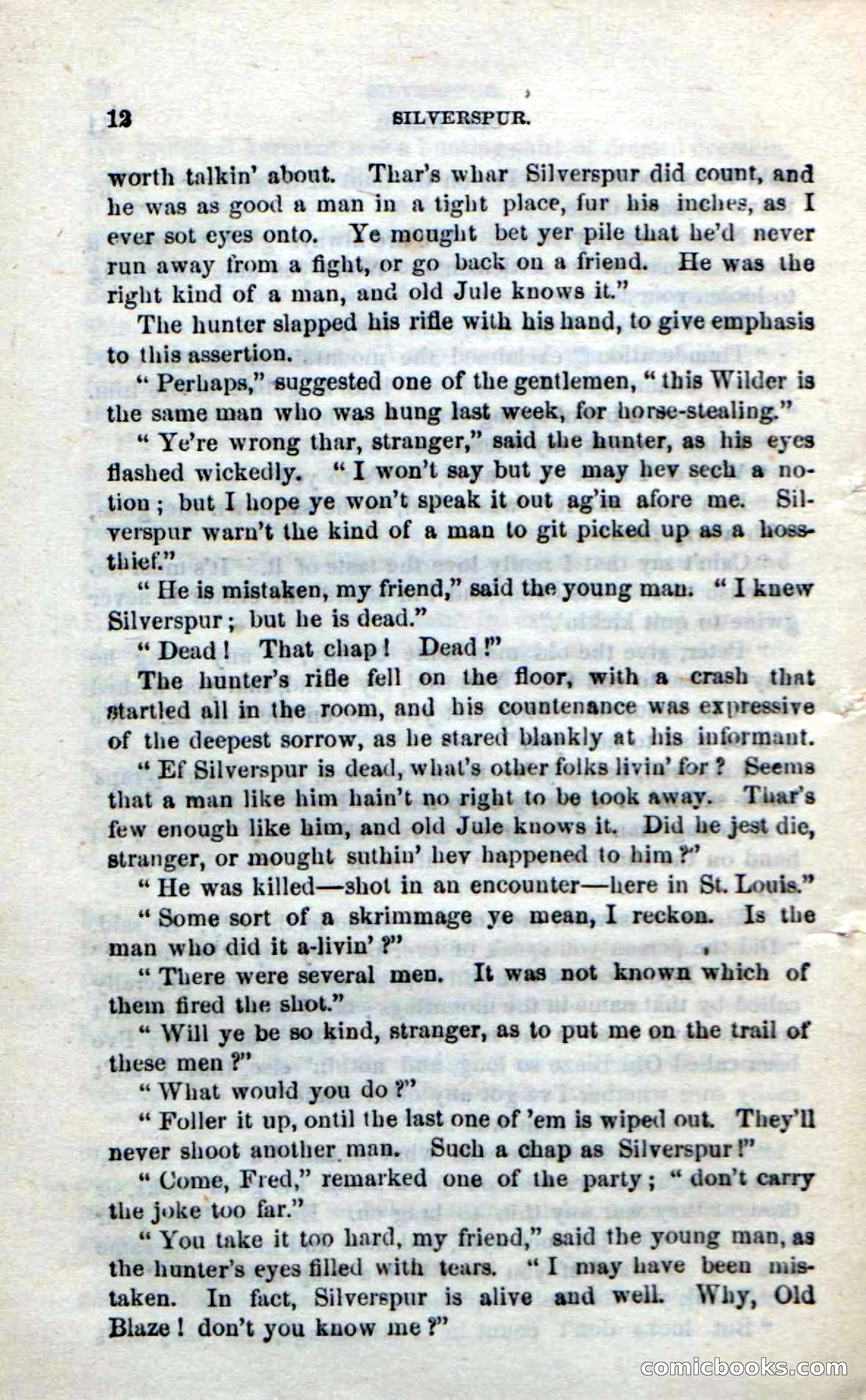 Beadle's Dime Novels No. 212: Silverspur — page 10 of 100