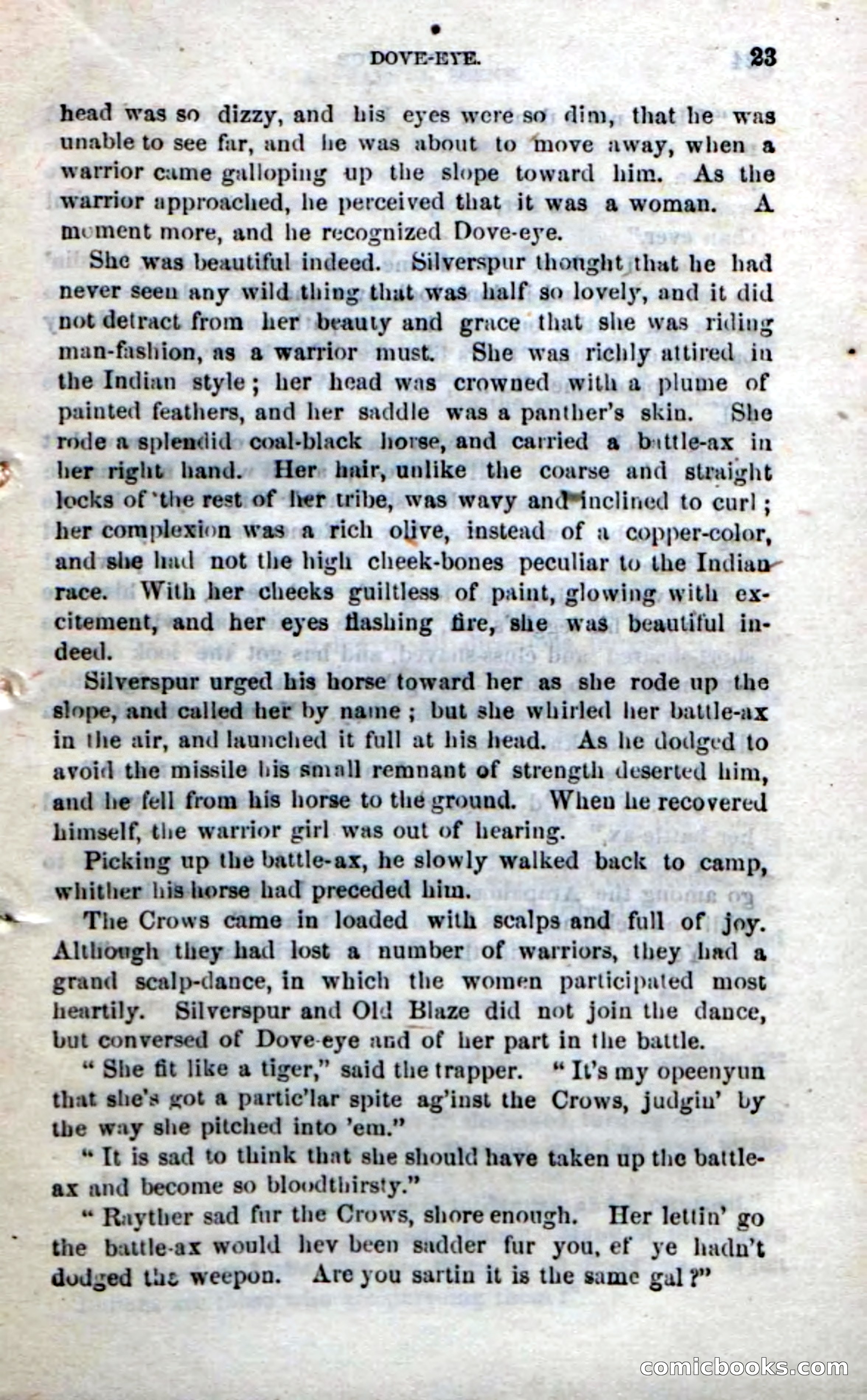 Beadle's Dime Novels No. 212: Silverspur — page 21 of 100