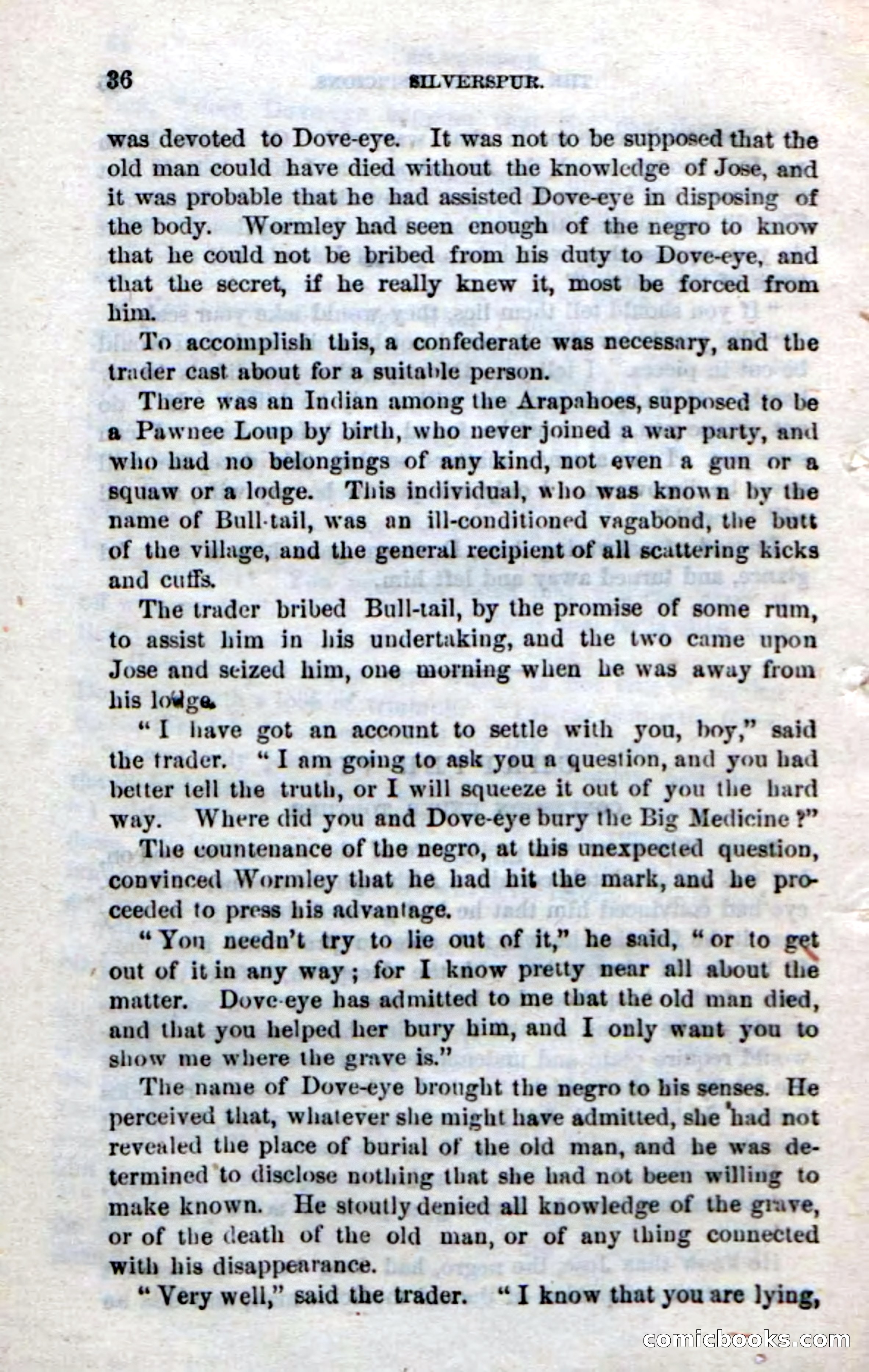 Beadle's Dime Novels No. 212: Silverspur — page 34 of 100