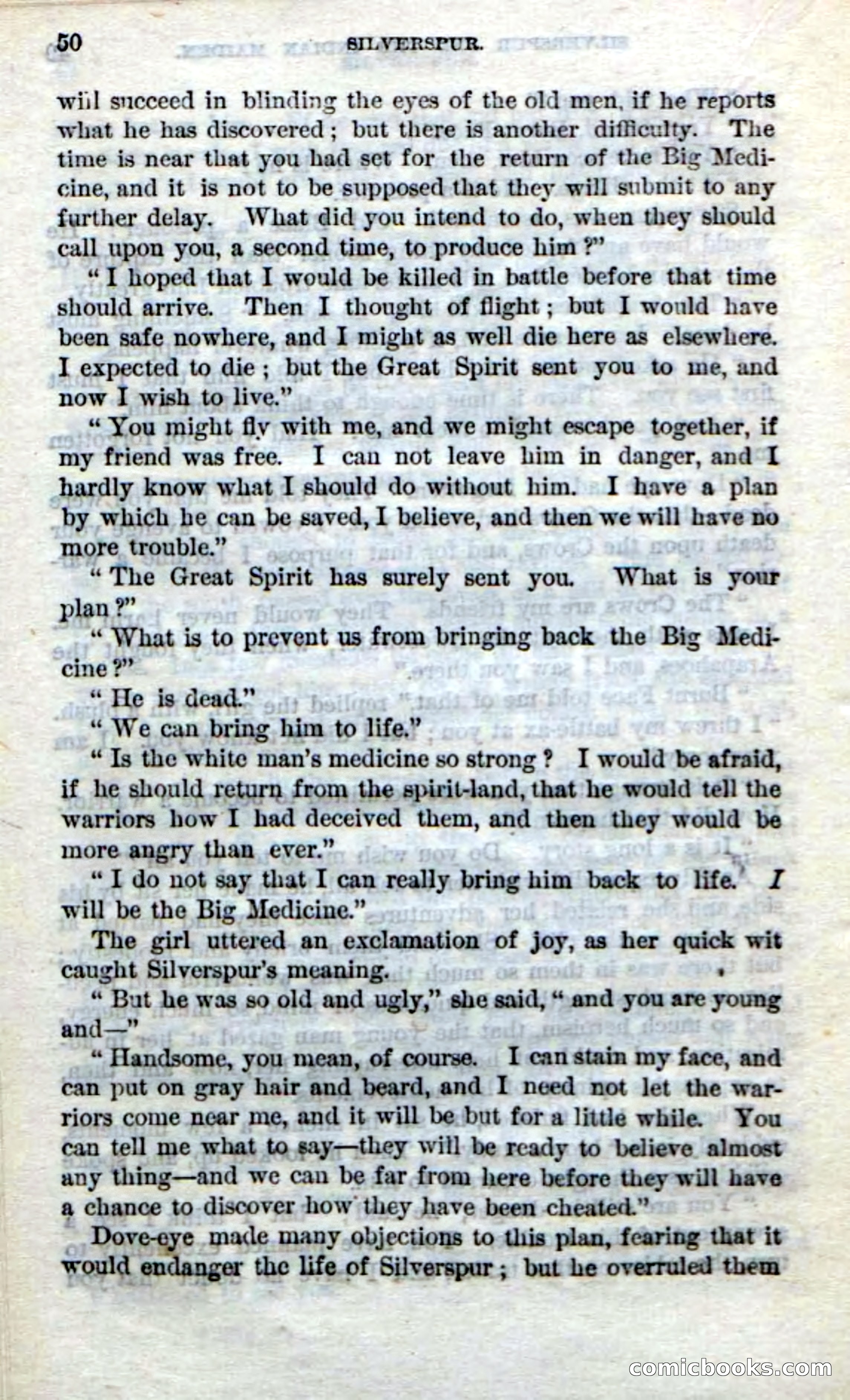 Beadle's Dime Novels No. 212: Silverspur — page 48 of 100