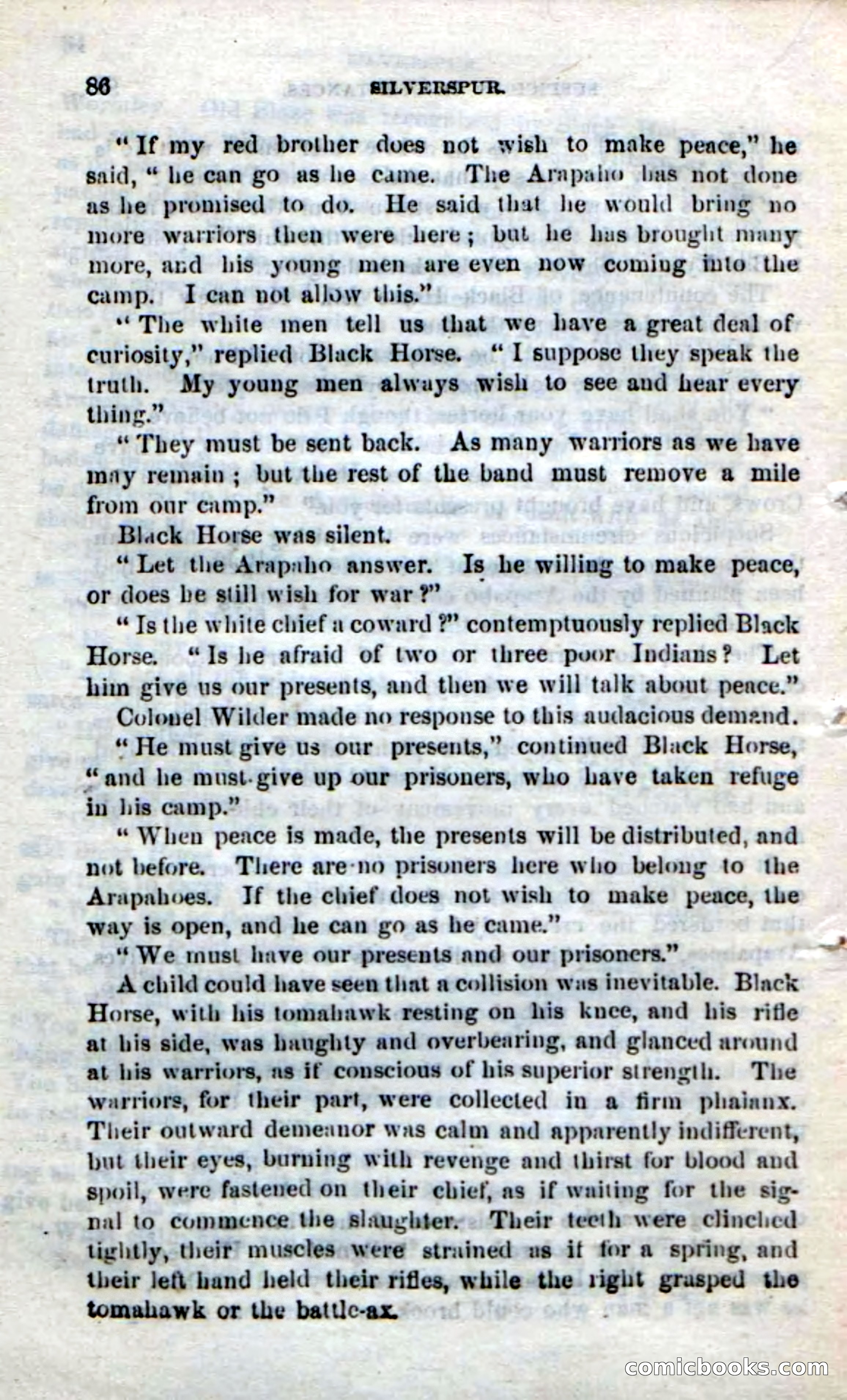 Beadle's Dime Novels No. 212: Silverspur — page 84 of 100