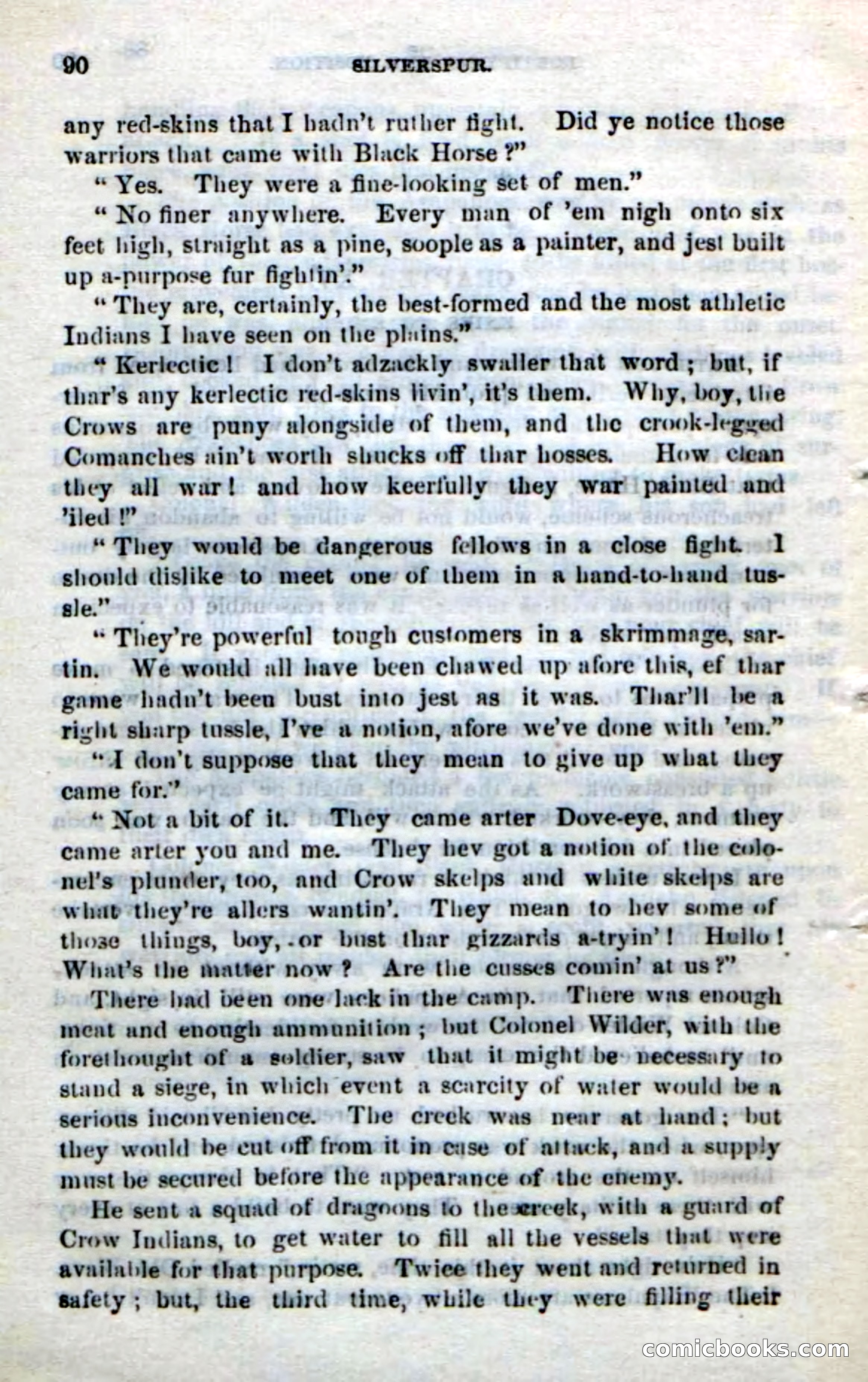 Beadle's Dime Novels No. 212: Silverspur — page 88 of 100