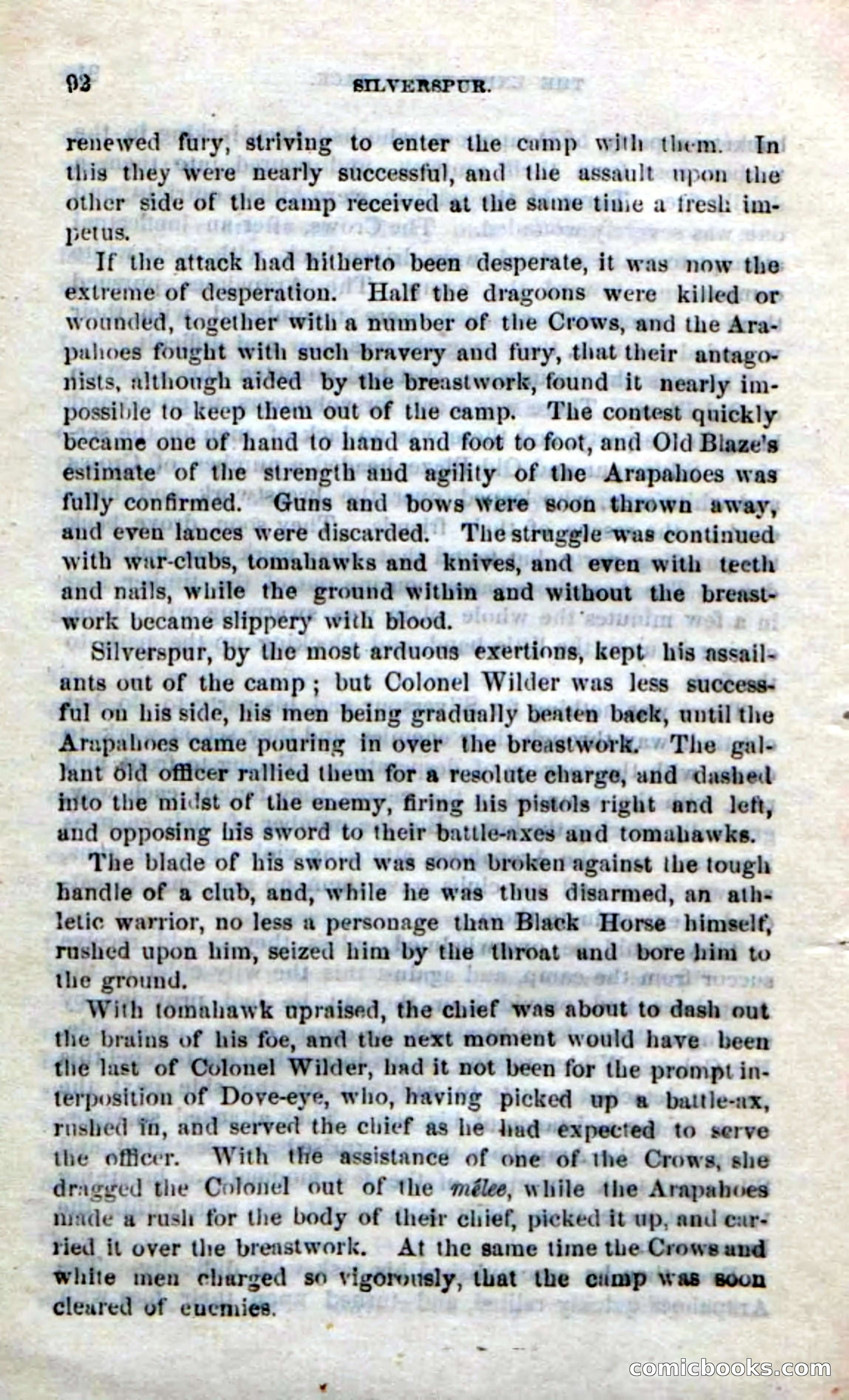 Beadle's Dime Novels No. 212: Silverspur — page 90 of 100