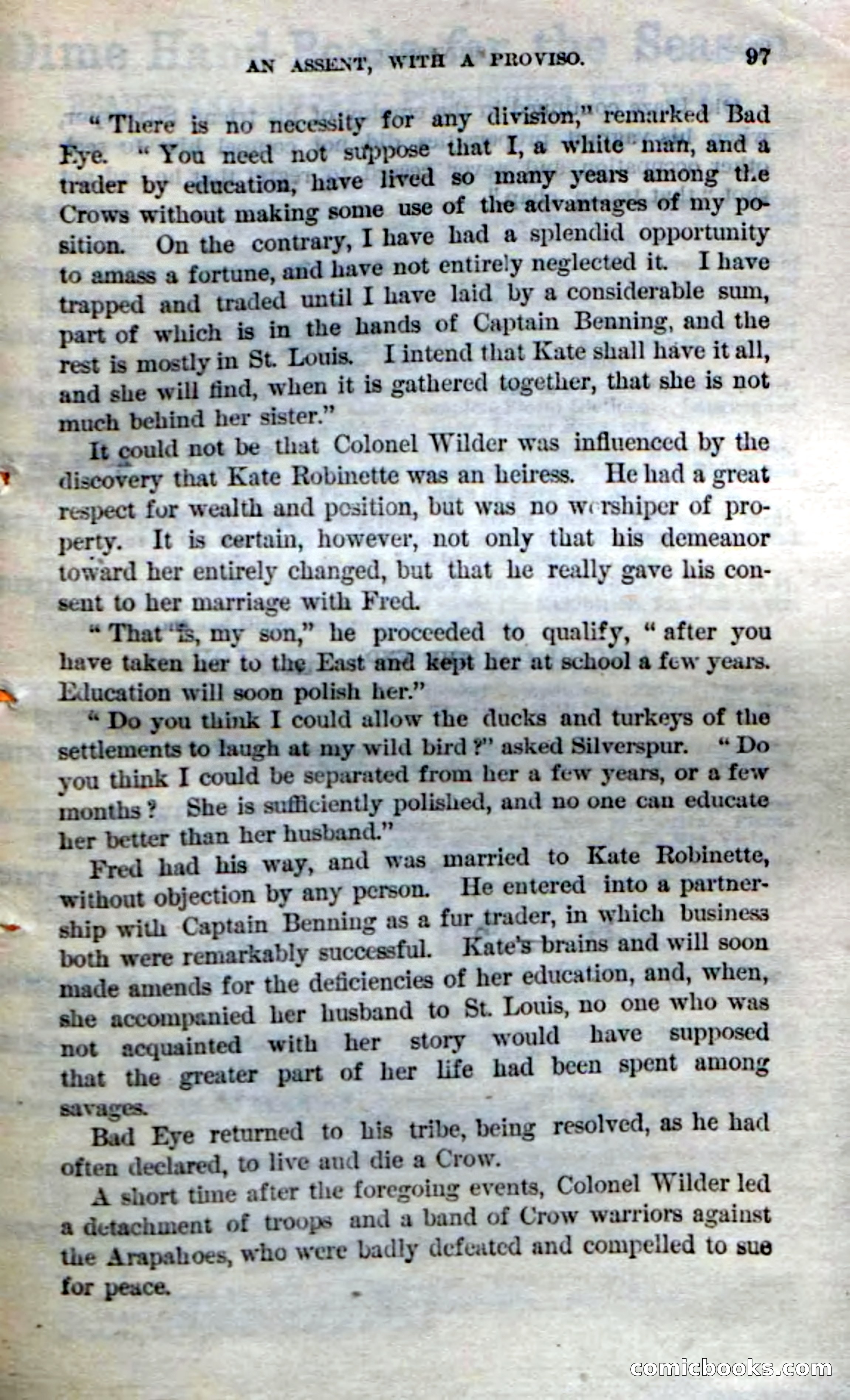 Beadle's Dime Novels No. 212: Silverspur — page 95 of 100