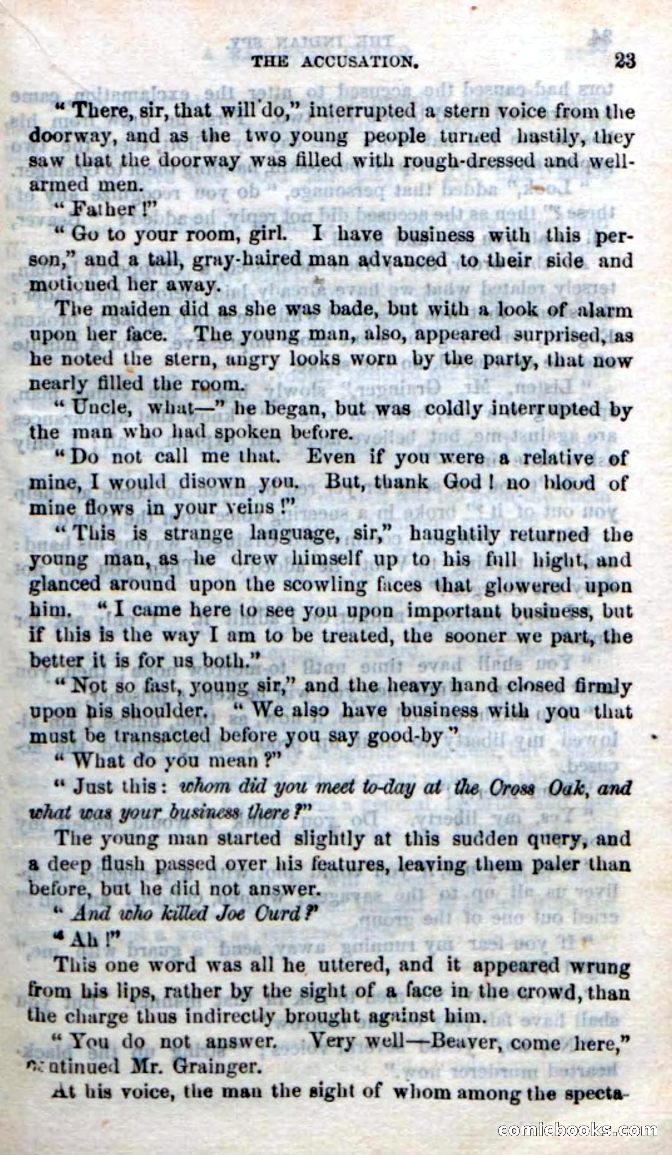 Beadle's Dime Novels No. 218: The Indian Spy — page 21 of 100