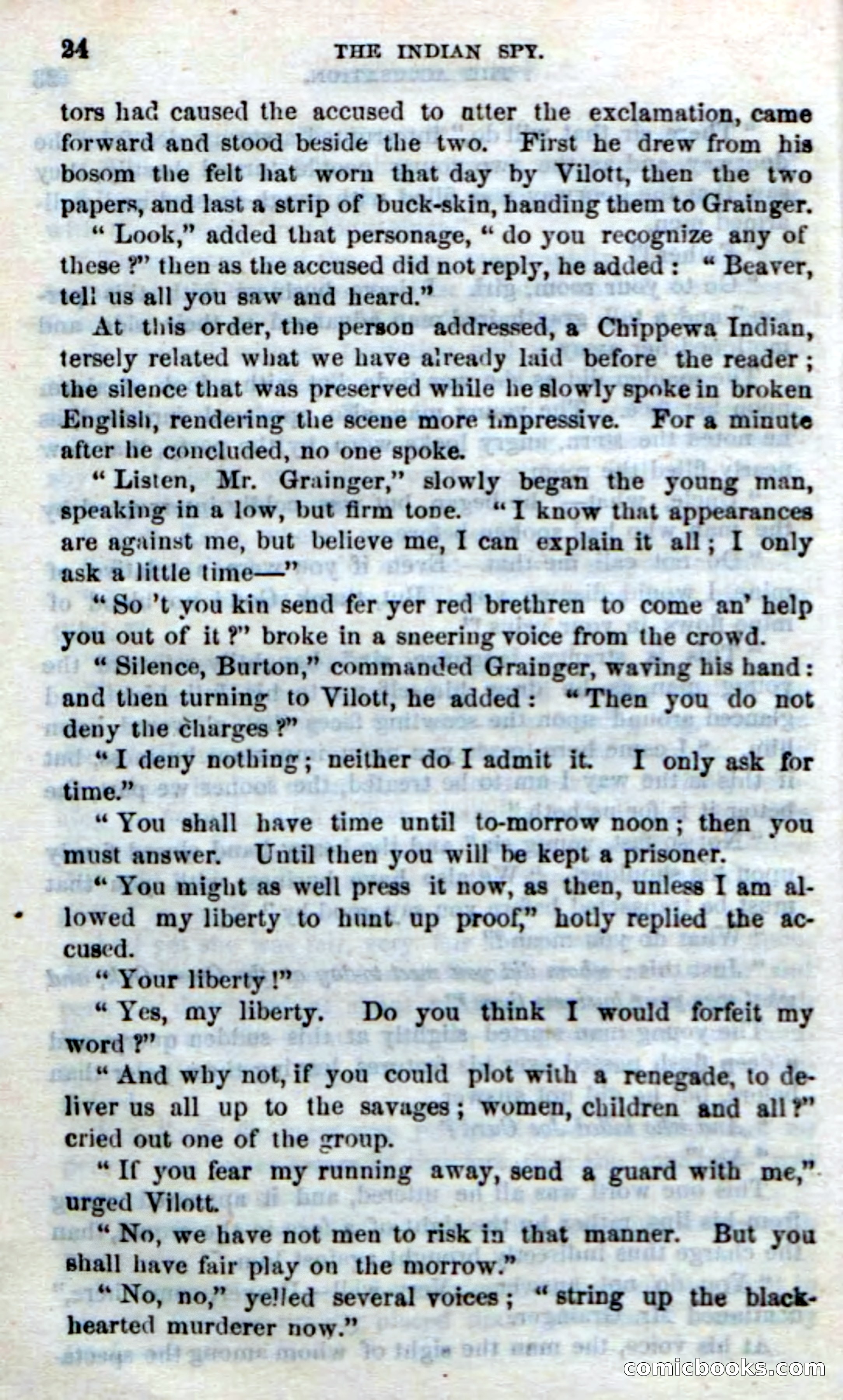 Beadle's Dime Novels No. 218: The Indian Spy — page 22 of 100