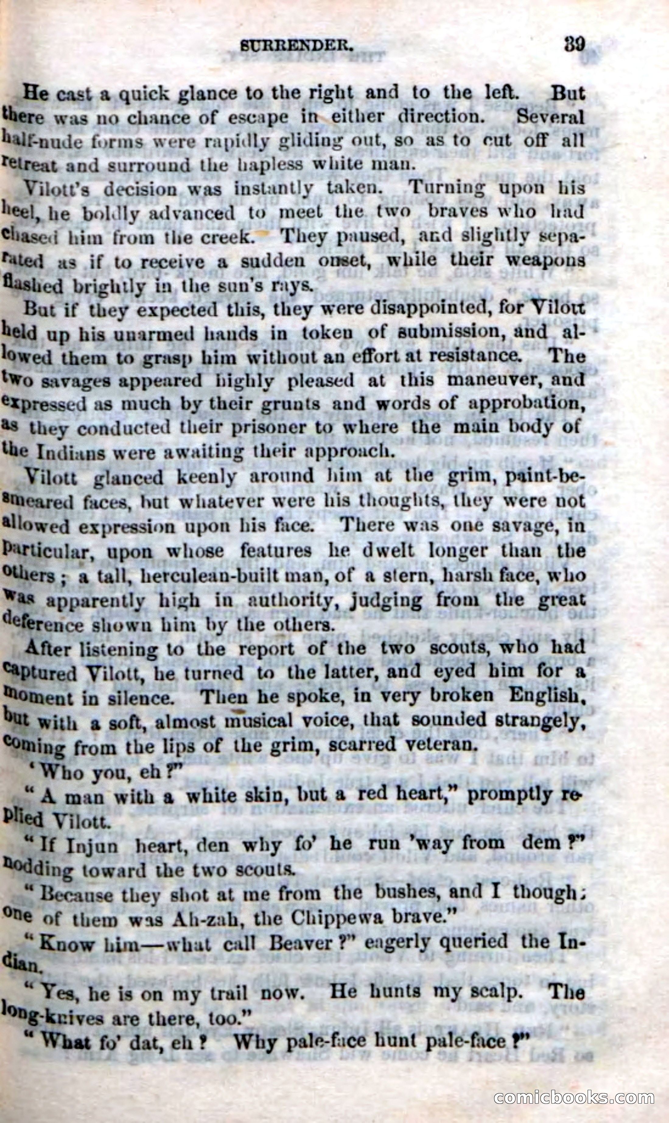 Beadle's Dime Novels No. 218: The Indian Spy — page 37 of 100