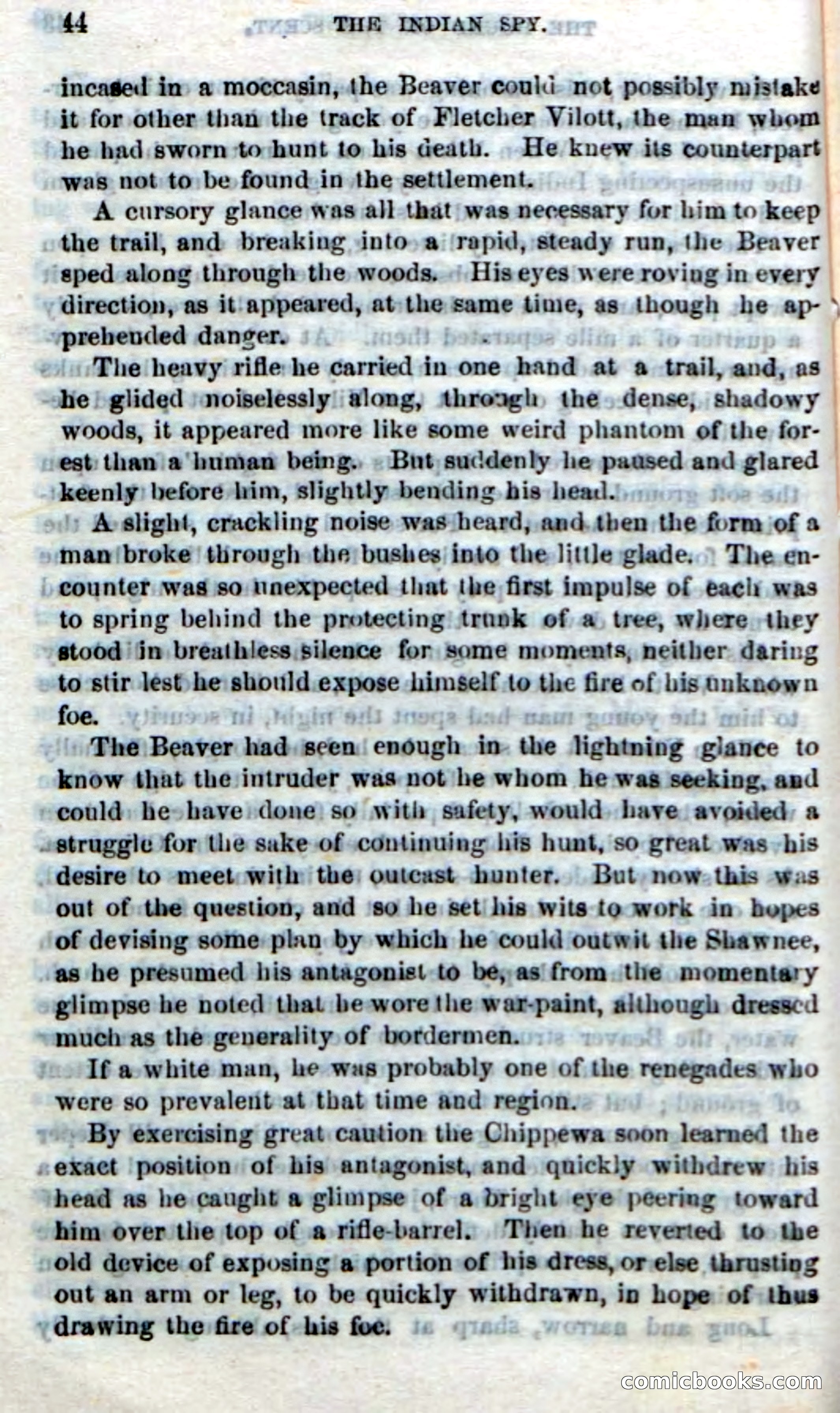 Beadle's Dime Novels No. 218: The Indian Spy — page 42 of 100