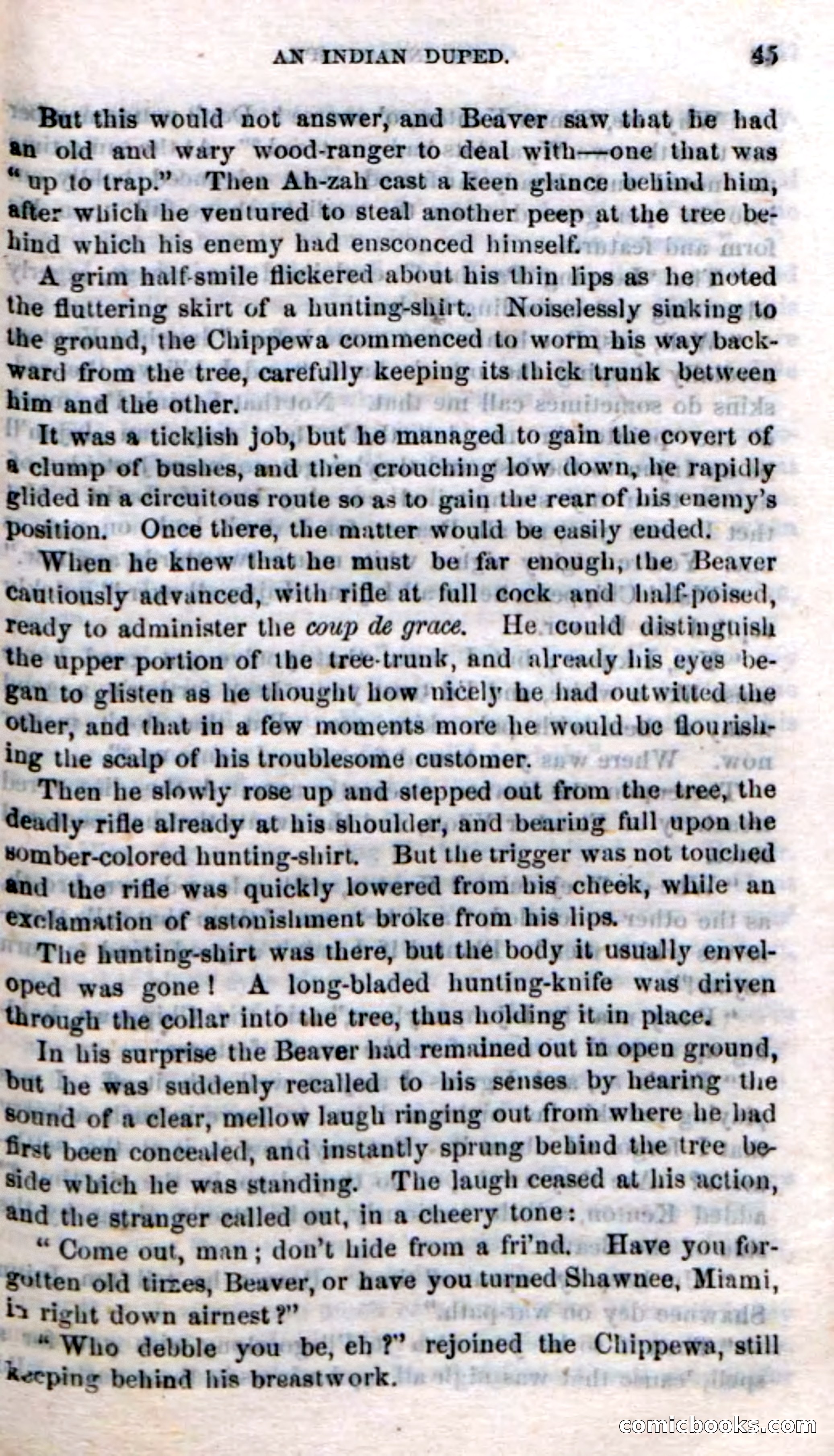 Beadle's Dime Novels No. 218: The Indian Spy — page 43 of 100