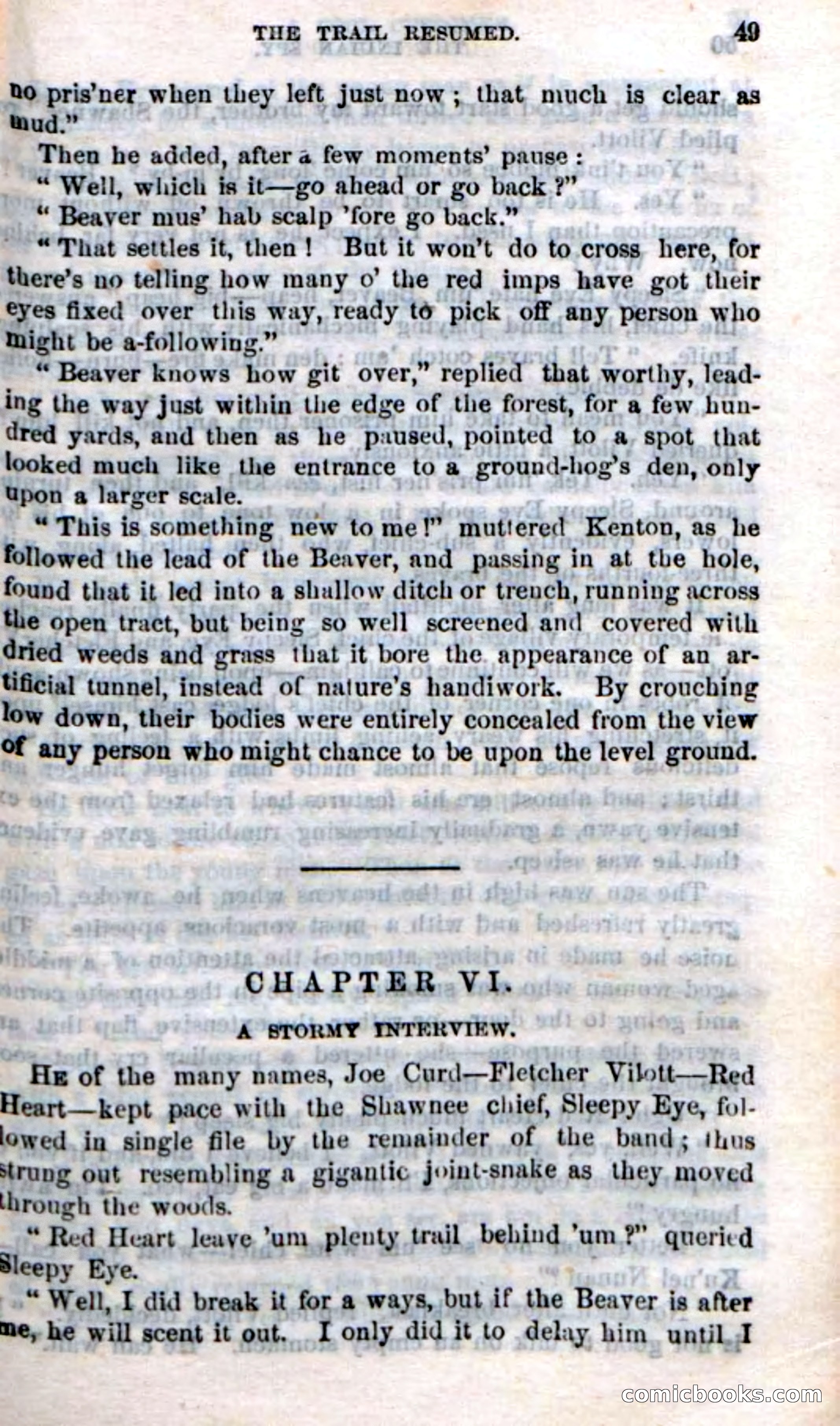 Beadle's Dime Novels No. 218: The Indian Spy — page 47 of 100