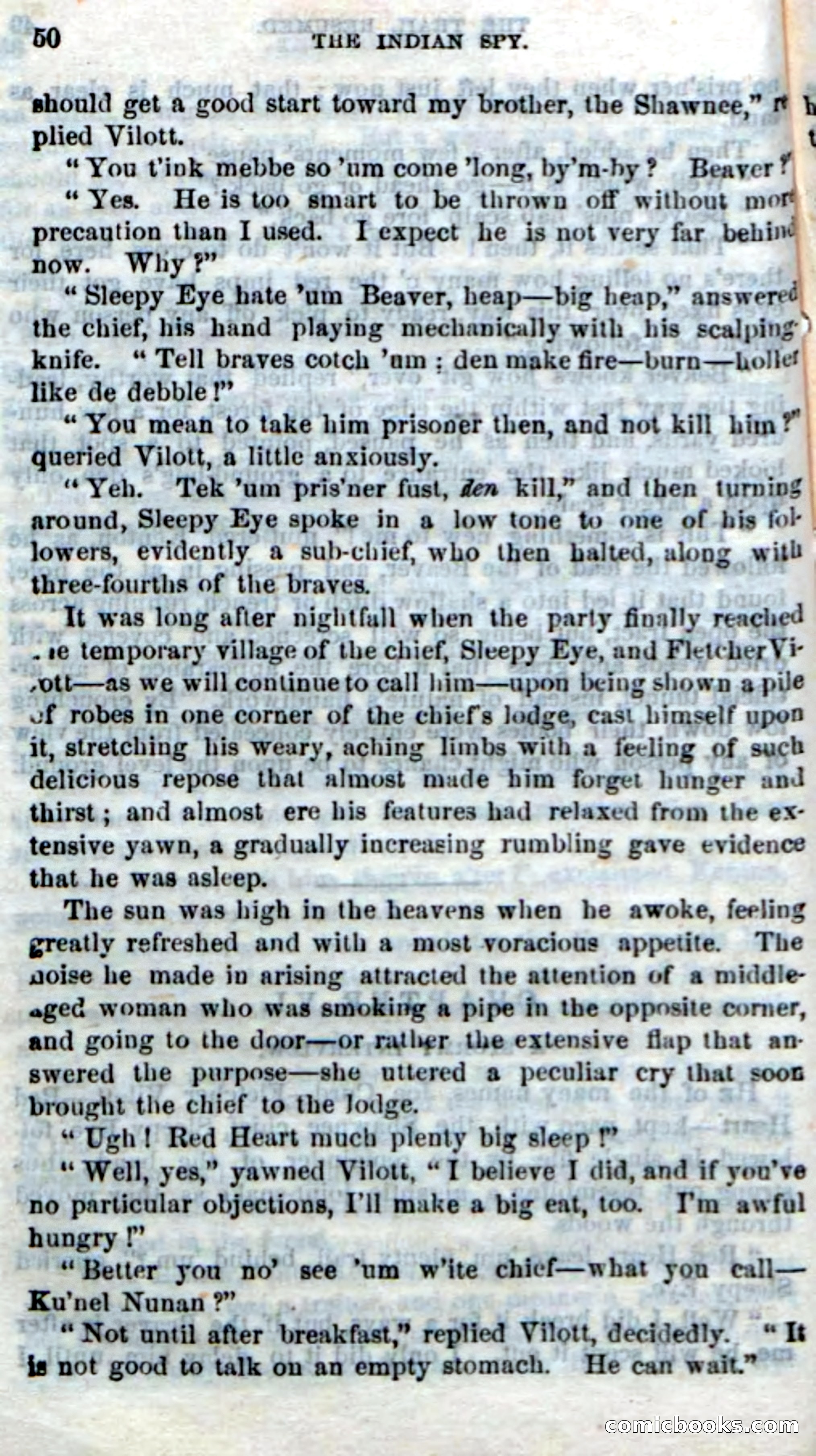 Beadle's Dime Novels No. 218: The Indian Spy — page 48 of 100