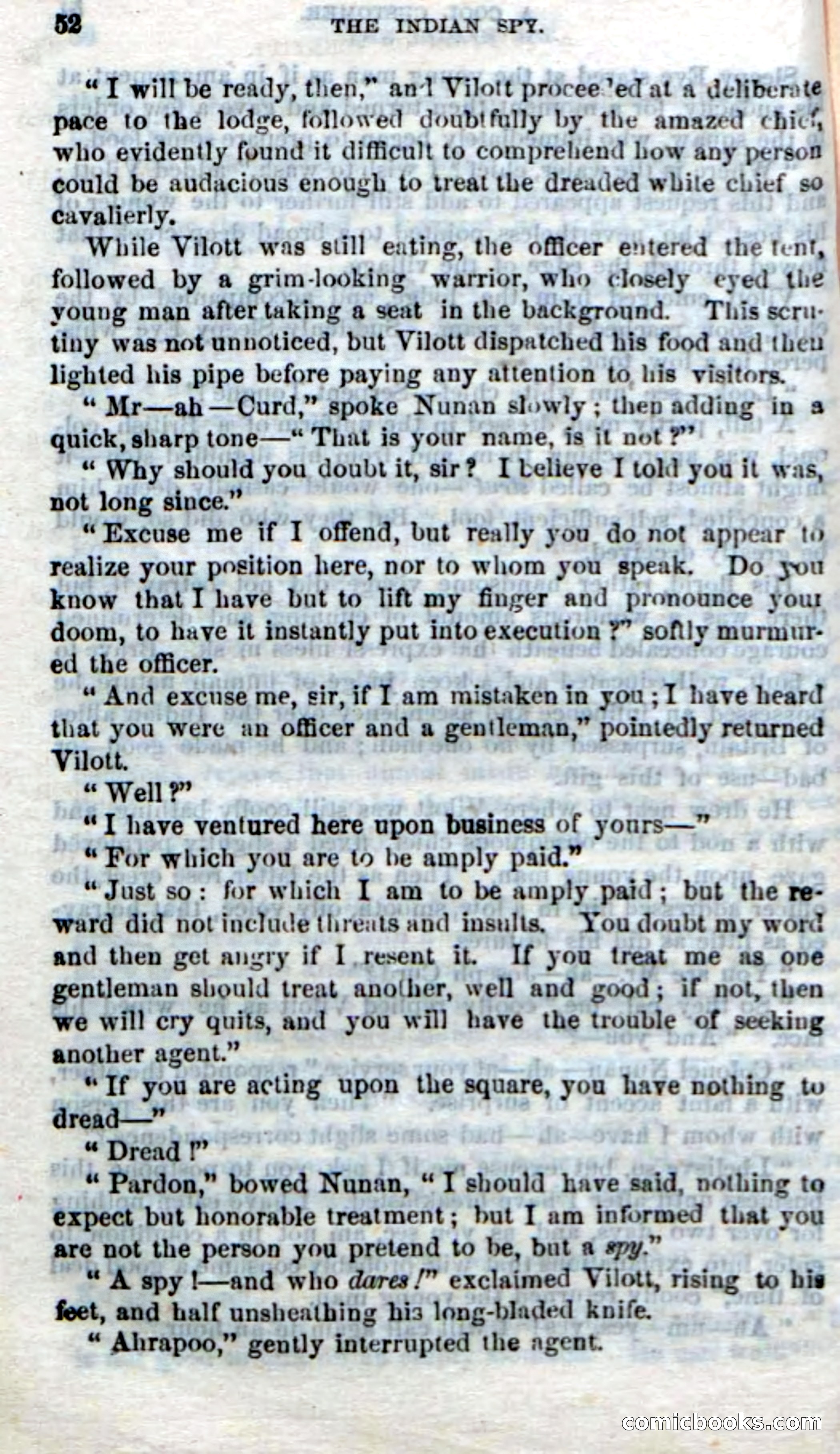 Beadle's Dime Novels No. 218: The Indian Spy — page 50 of 100