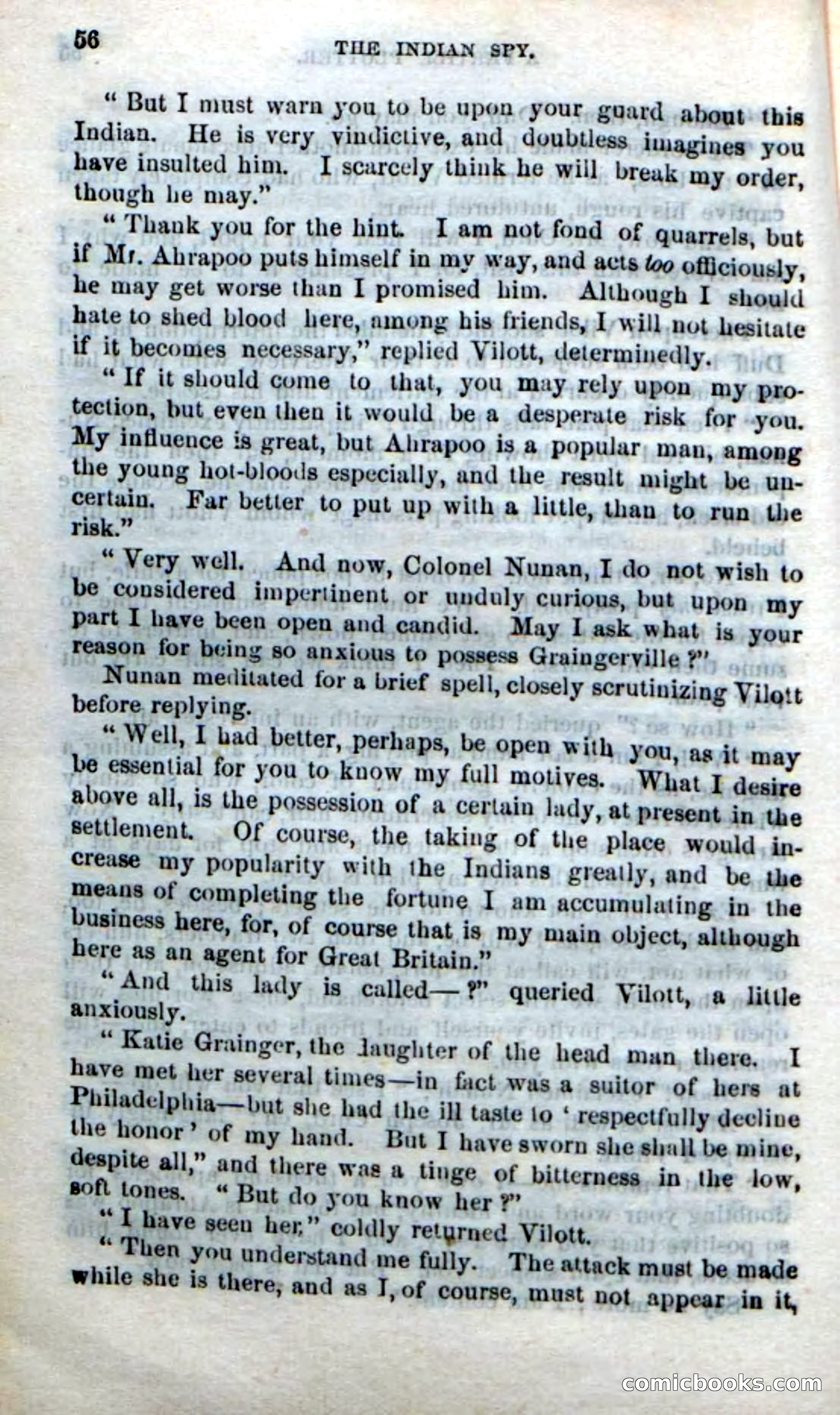 Beadle's Dime Novels No. 218: The Indian Spy — page 54 of 100