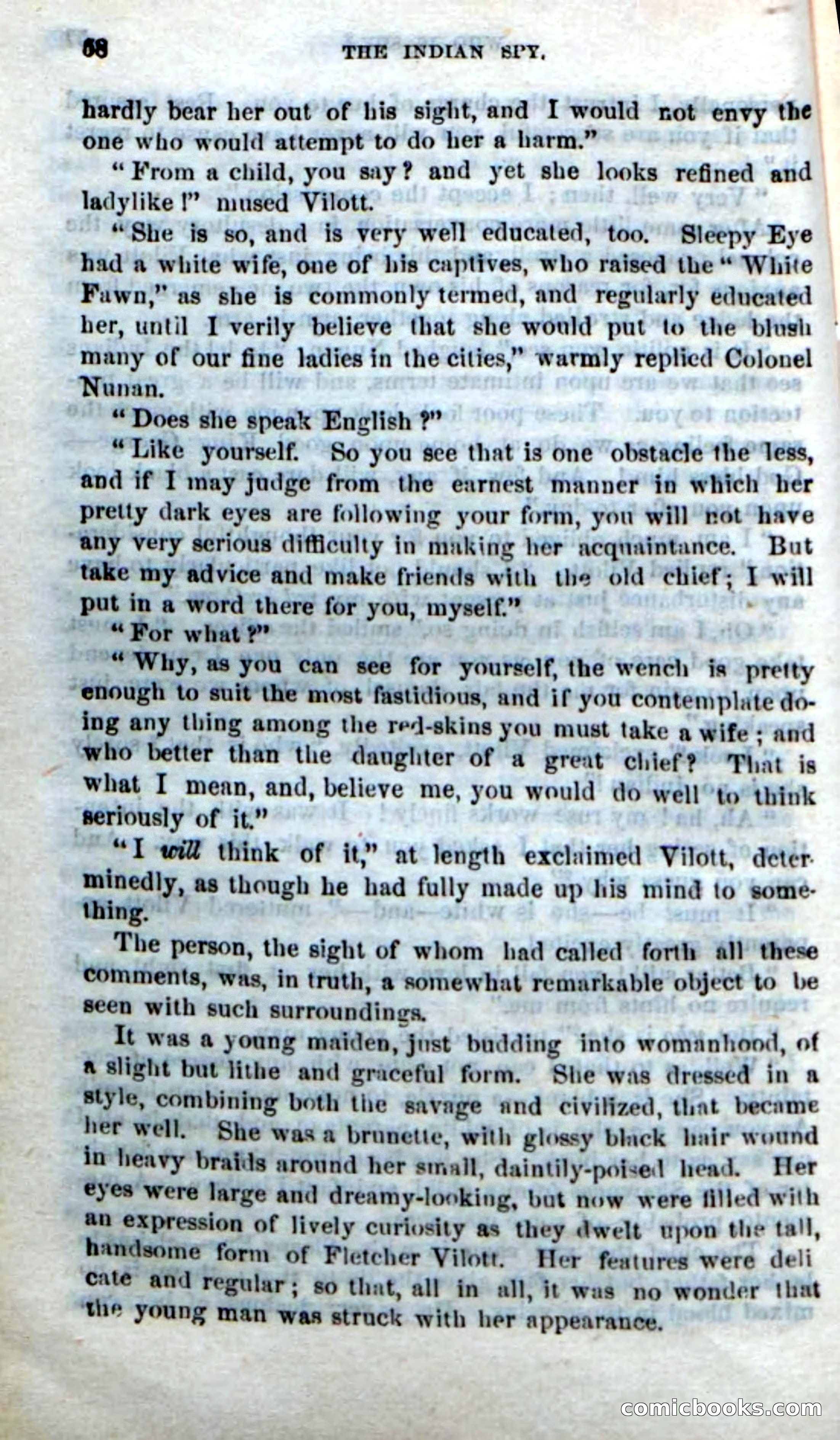 Beadle's Dime Novels No. 218: The Indian Spy — page 56 of 100