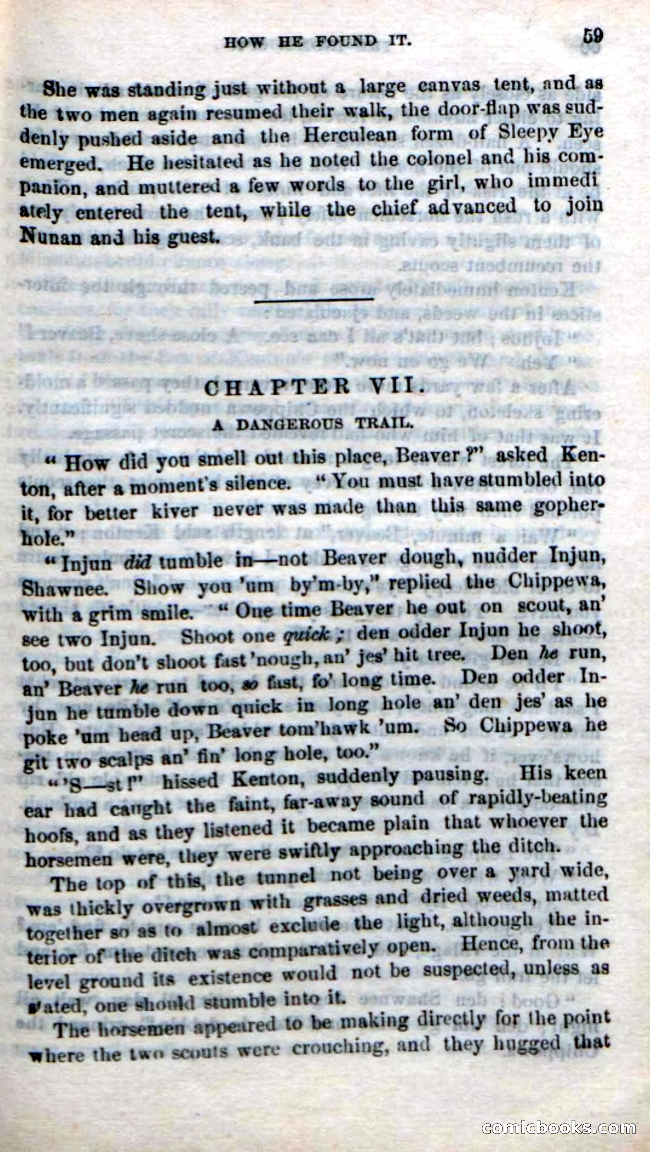 Beadle's Dime Novels No. 218: The Indian Spy — page 57 of 100