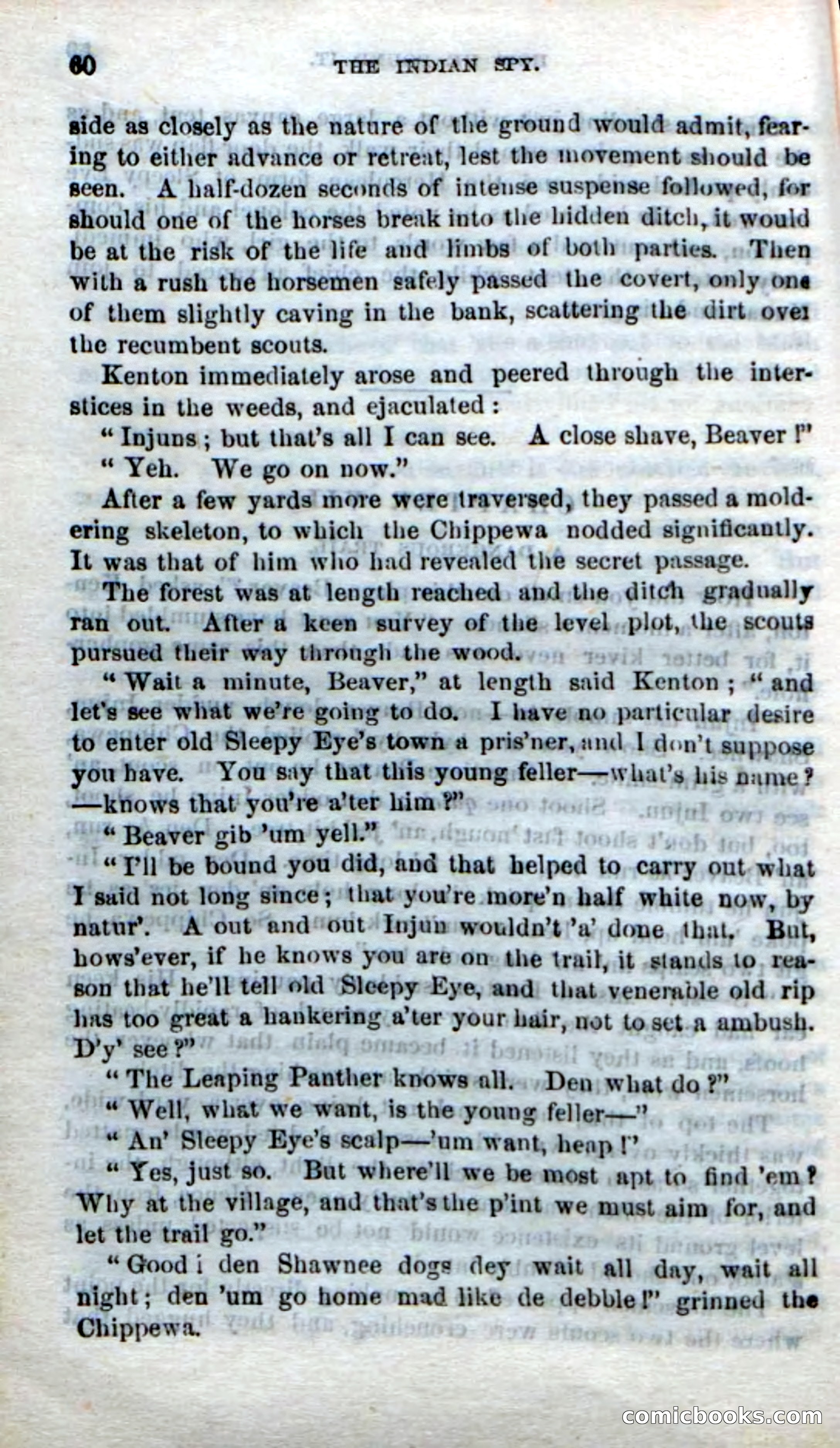Beadle's Dime Novels No. 218: The Indian Spy — page 58 of 100