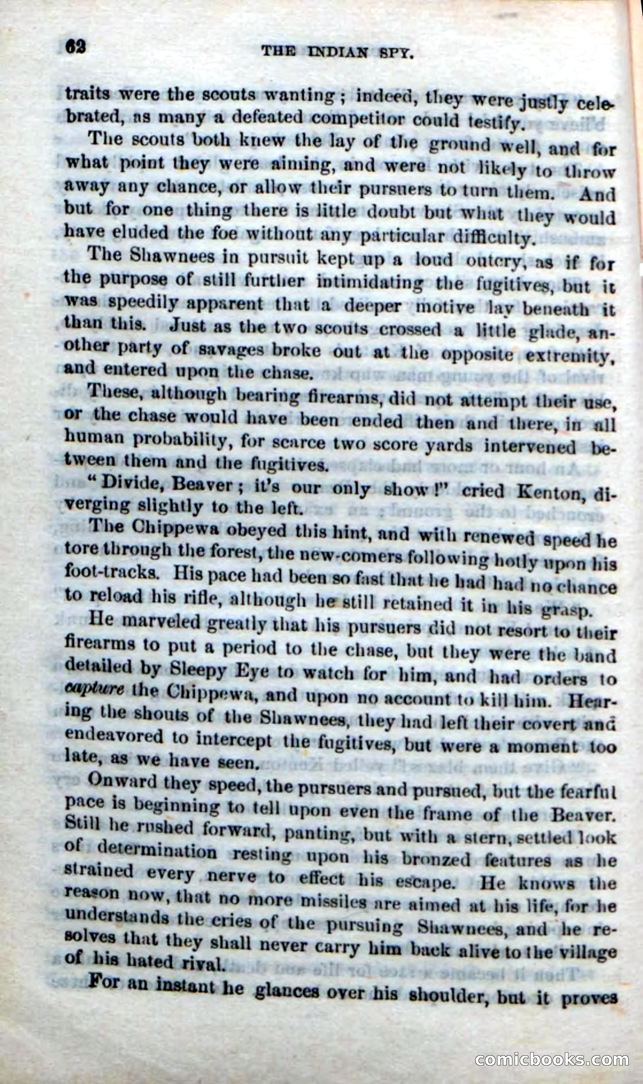 Beadle's Dime Novels No. 218: The Indian Spy — page 60 of 100