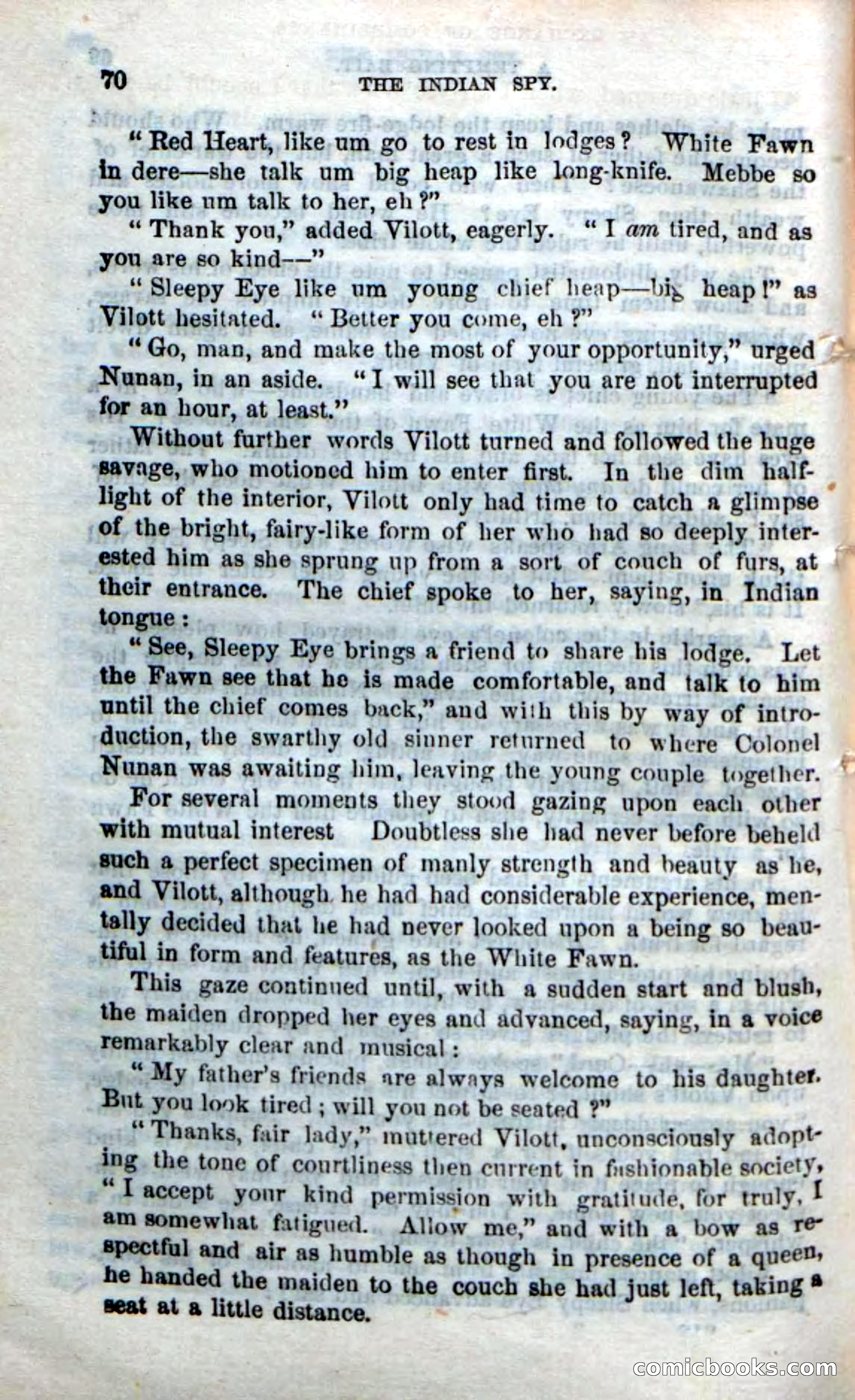 Beadle's Dime Novels No. 218: The Indian Spy — page 68 of 100