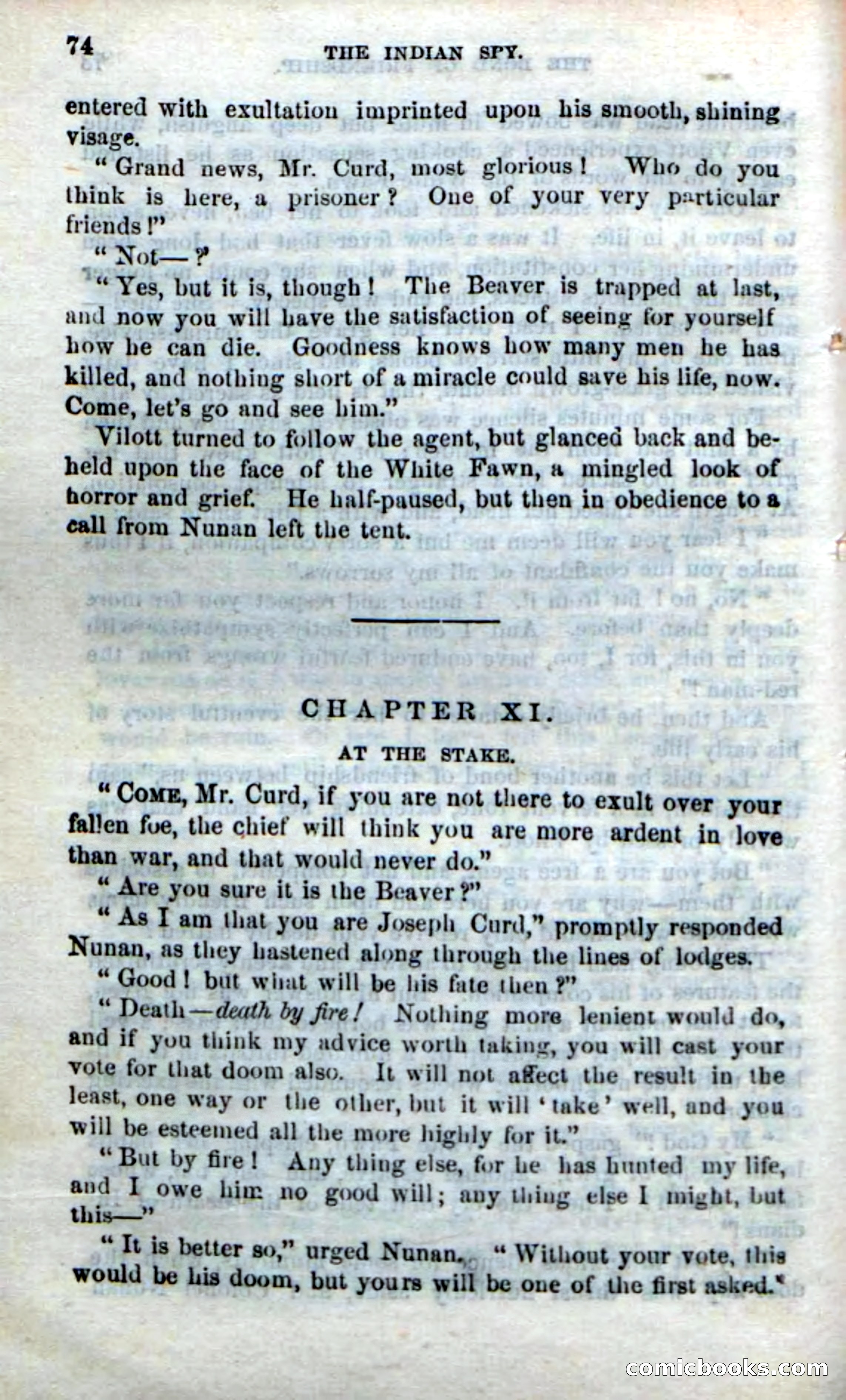 Beadle's Dime Novels No. 218: The Indian Spy — page 72 of 100