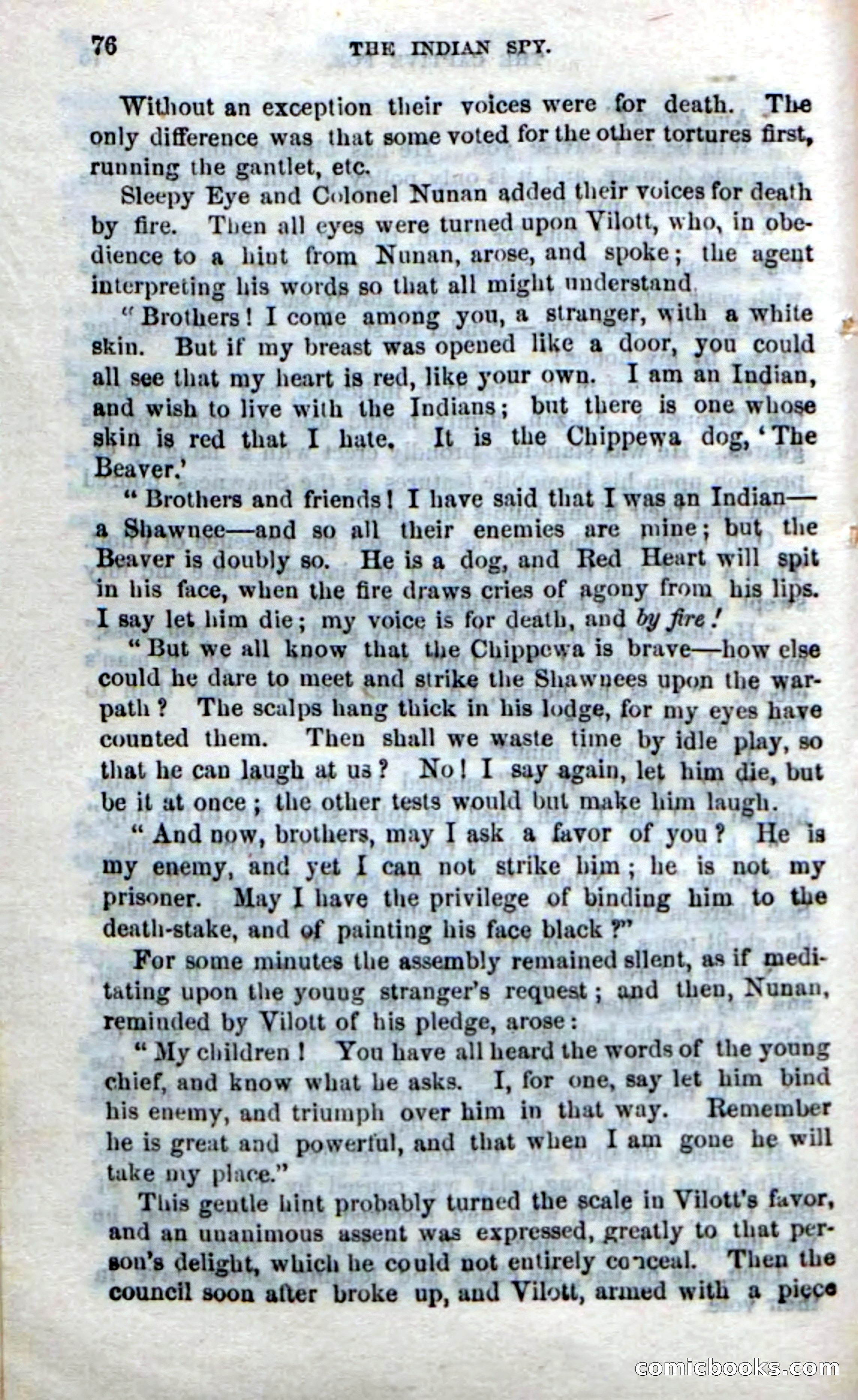 Beadle's Dime Novels No. 218: The Indian Spy — page 74 of 100