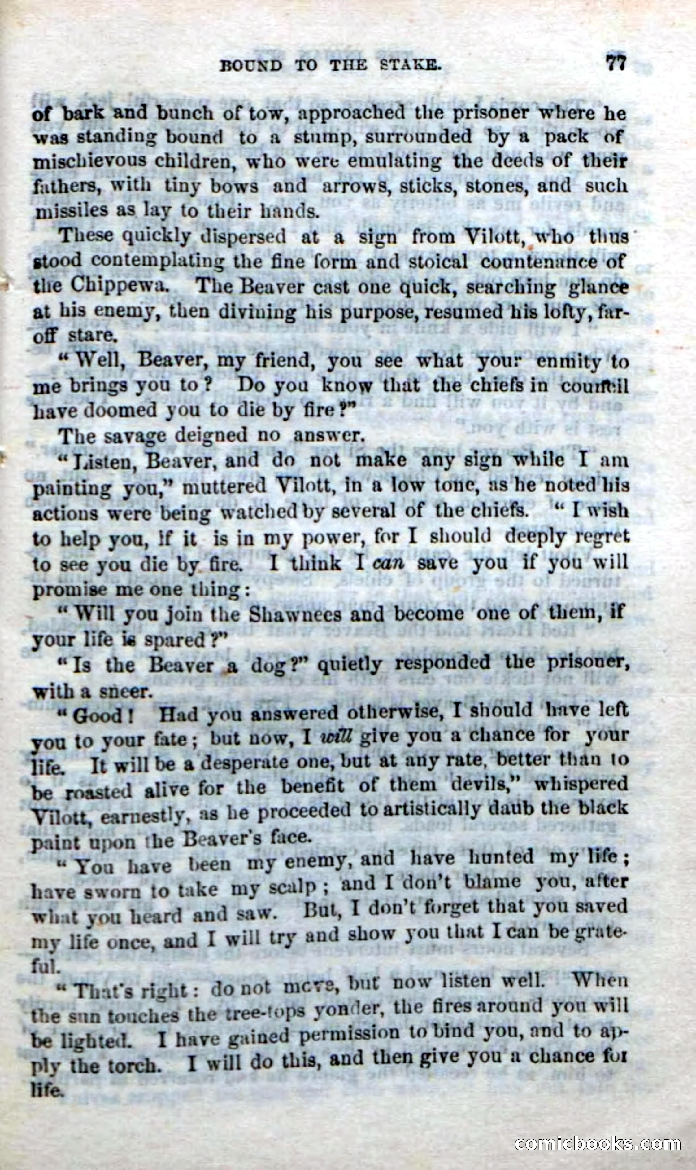Beadle's Dime Novels No. 218: The Indian Spy — page 75 of 100
