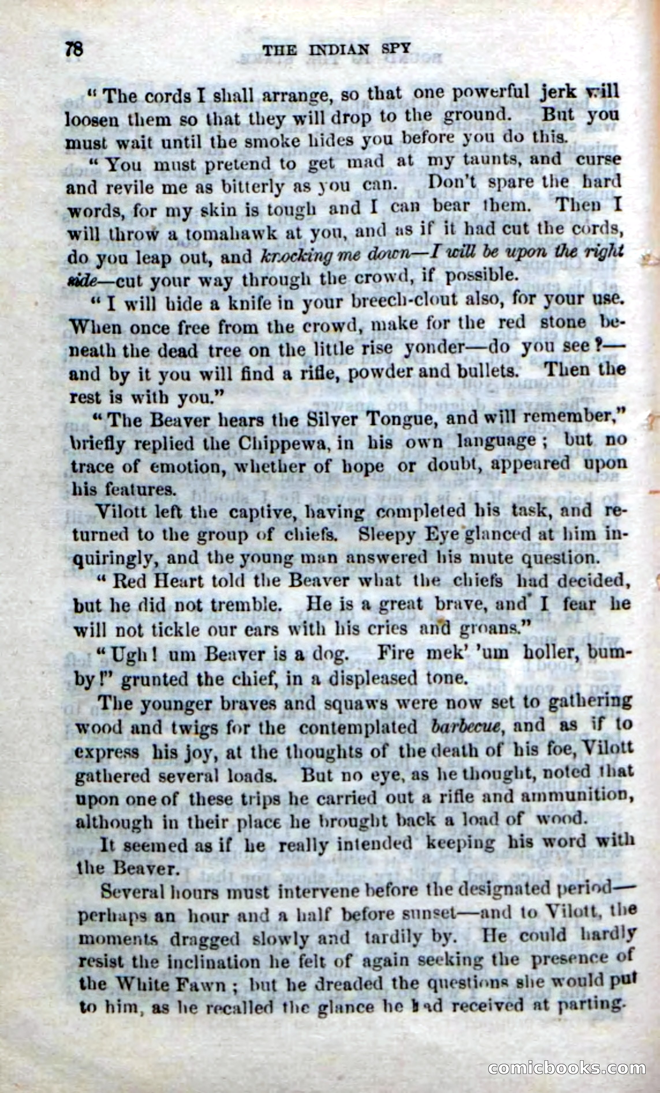 Beadle's Dime Novels No. 218: The Indian Spy — page 76 of 100