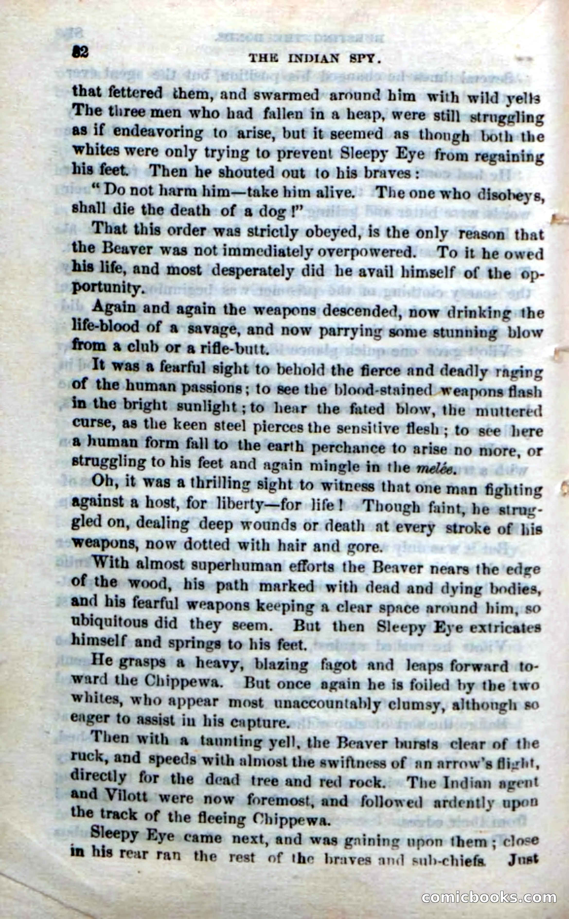 Beadle's Dime Novels No. 218: The Indian Spy — page 80 of 100