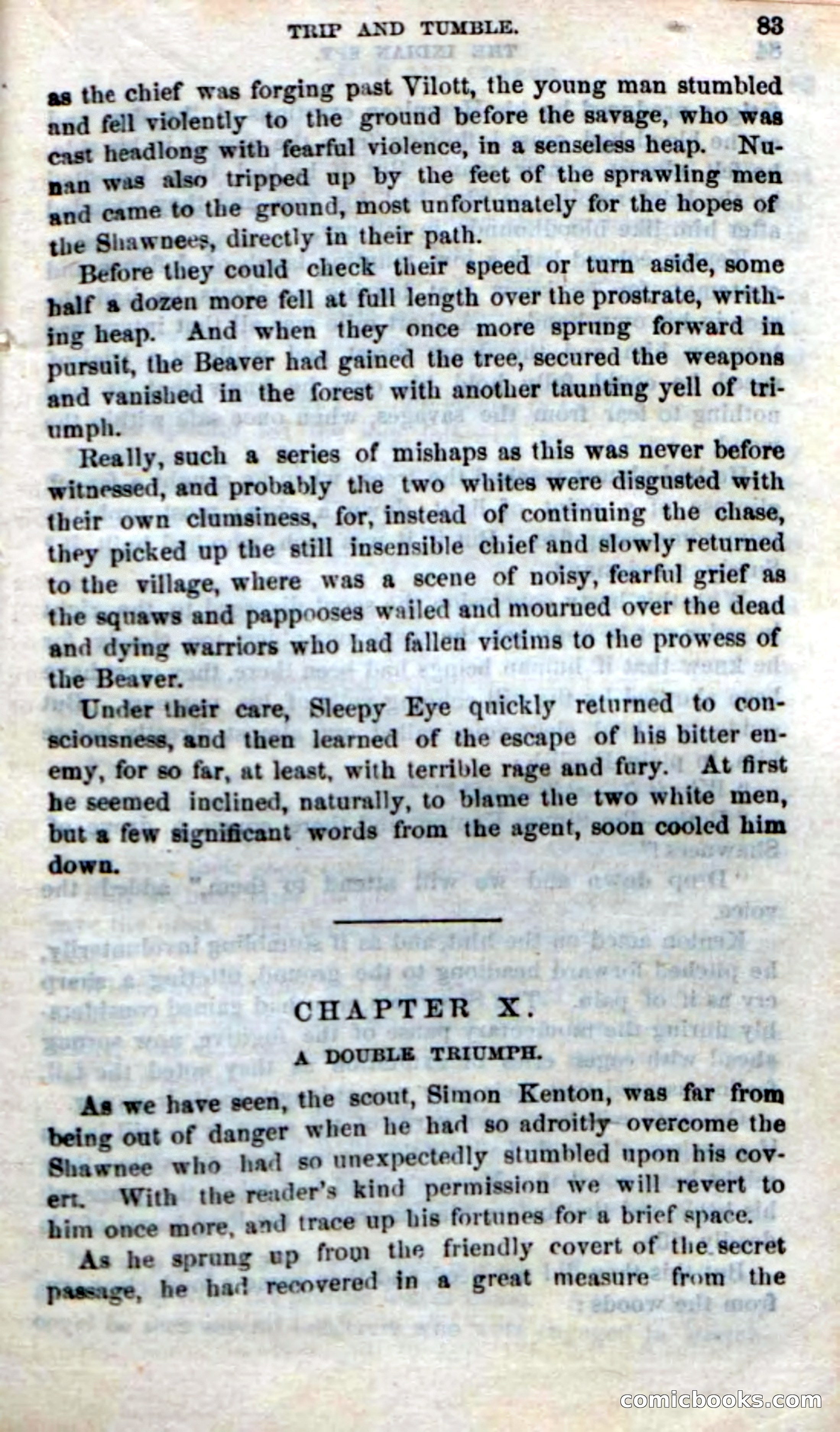 Beadle's Dime Novels No. 218: The Indian Spy — page 81 of 100