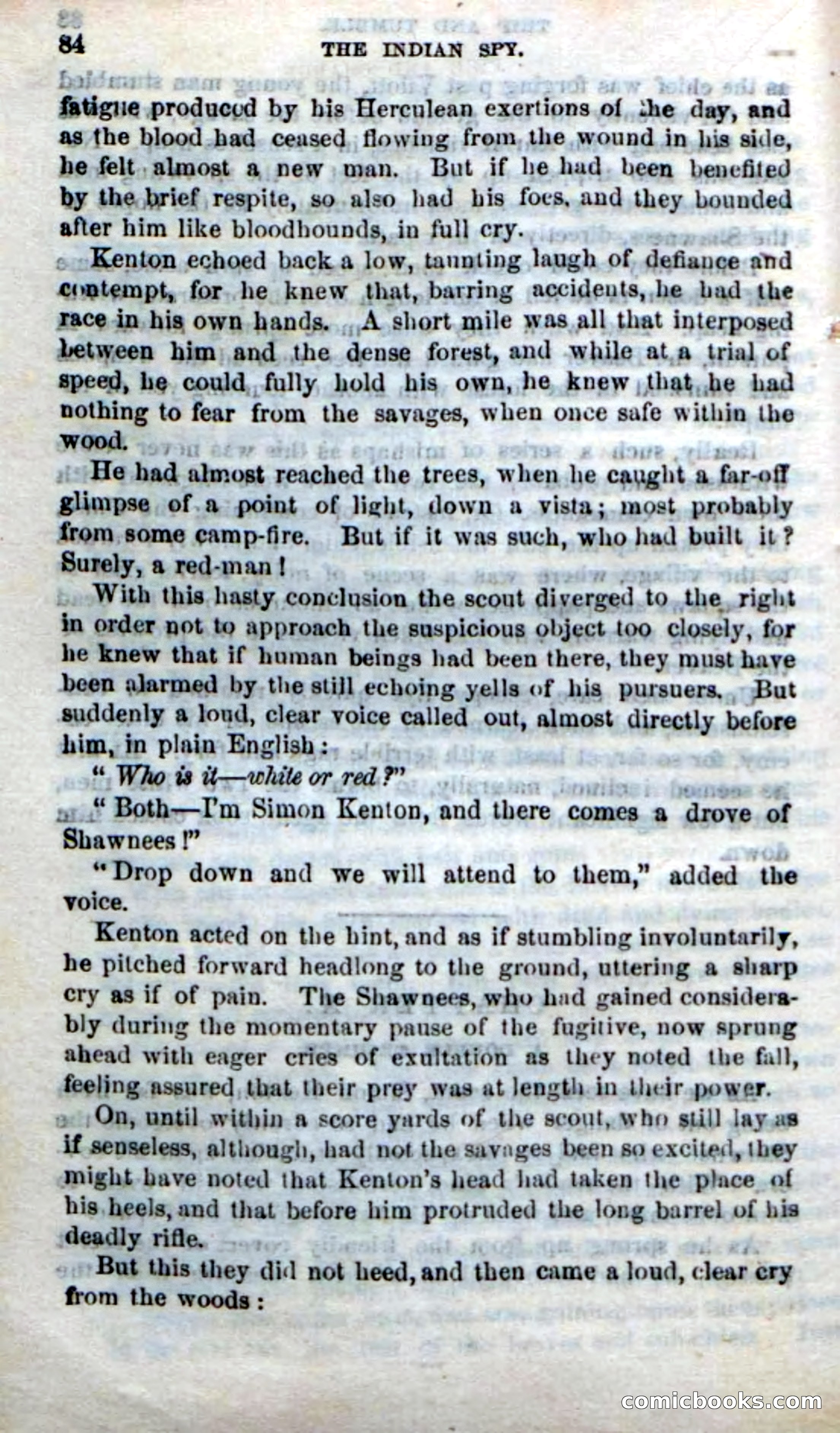Beadle's Dime Novels No. 218: The Indian Spy — page 82 of 100